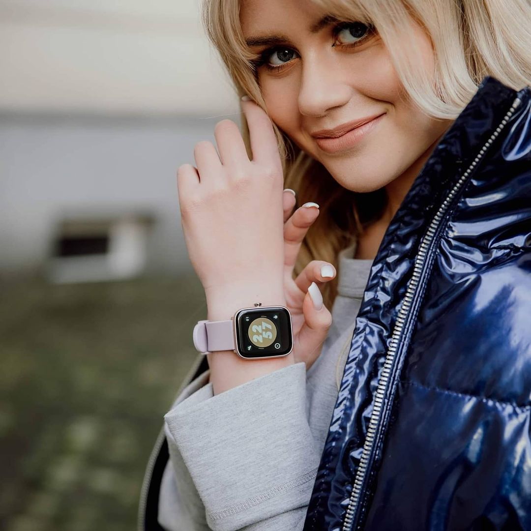 zegarek Vector Smart VCTR-31-01PK 42mm Fioletowy damski Smartwatch z tworzywa sztucznego - miniatura 11