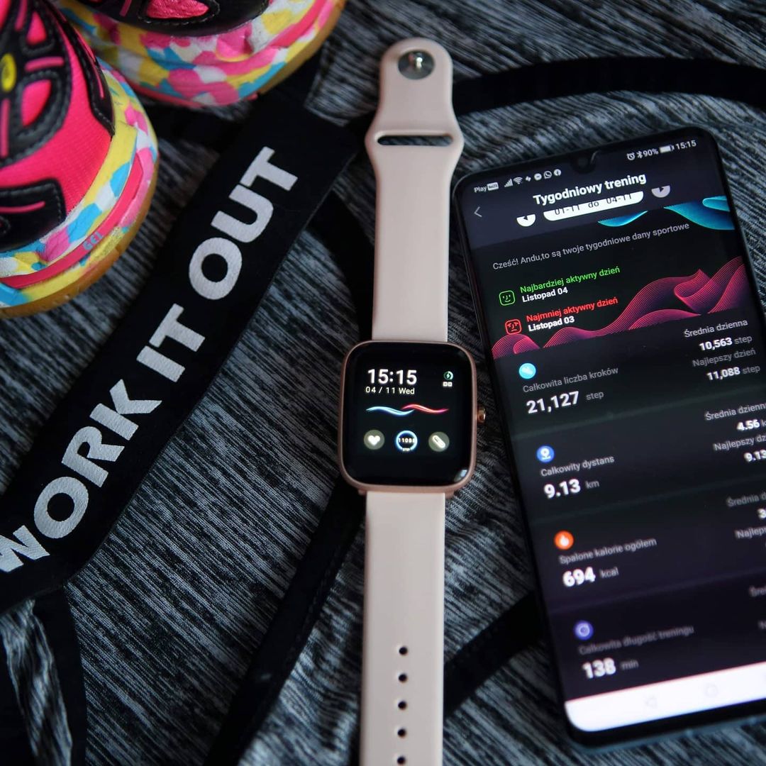 zegarek Vector Smart VCTR-31-01RG 42mm Beżowy damski Smartwatch z tworzywa sztucznego