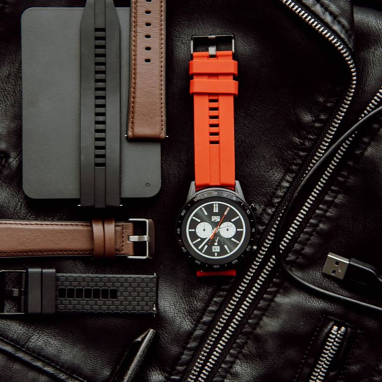 zegarek Vector Smart VCTR-32-22BK-22OG 47mm Pomarańczowy męski z termometr Smartwatch - miniatura 3