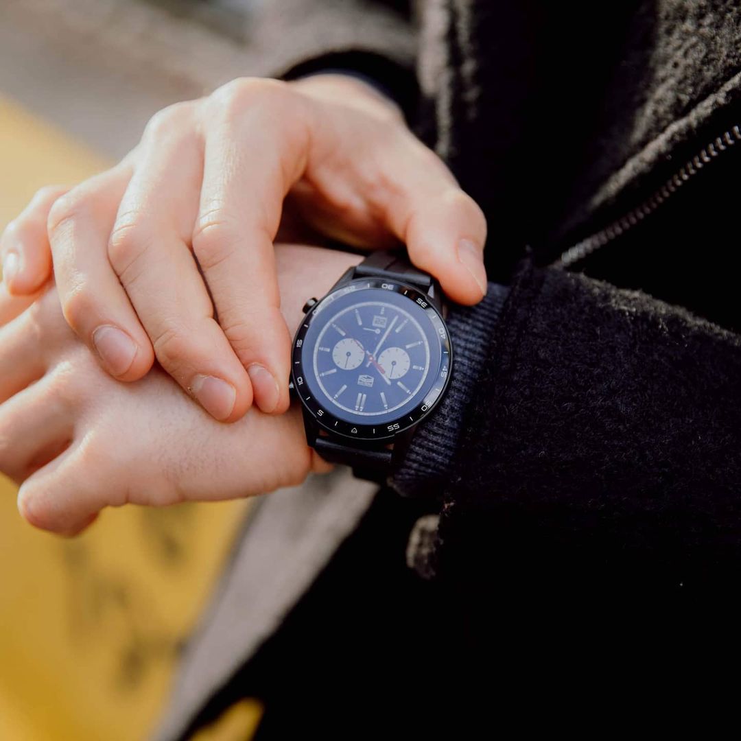 zegarek Vector Smart VCTR-32-22BK 47mm Czarny męski z termometr Smartwatch
