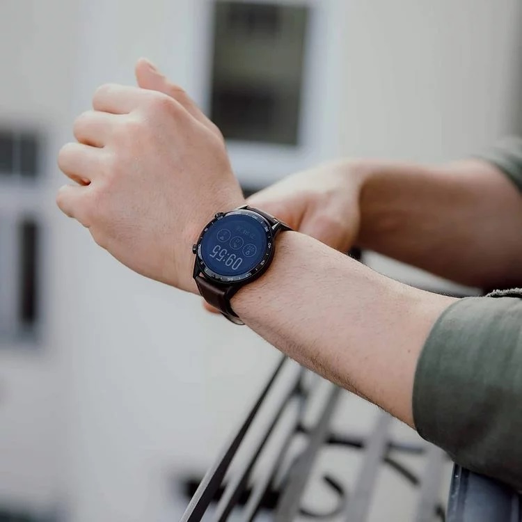zegarek Vector Smart VCTR-32-22BK-SET Smartwatch Vector Smart 47mm Czarny i Brązowy męski z termometr Smartwatch - miniatura 3