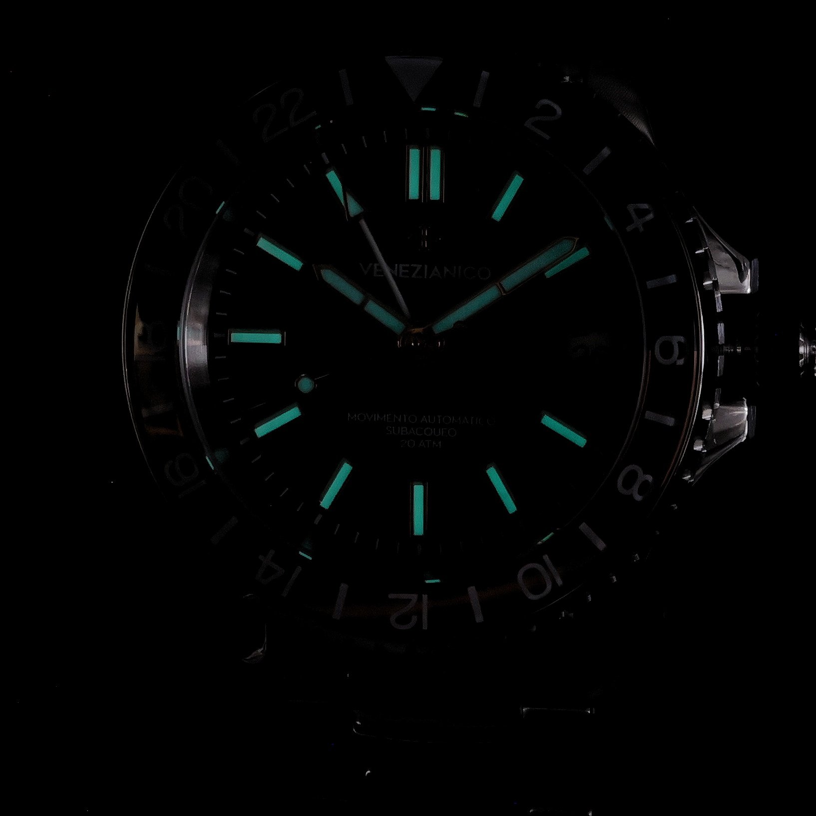 zegarek Venezianico 3521504C srebrny Nereide GMT - miniatura 10