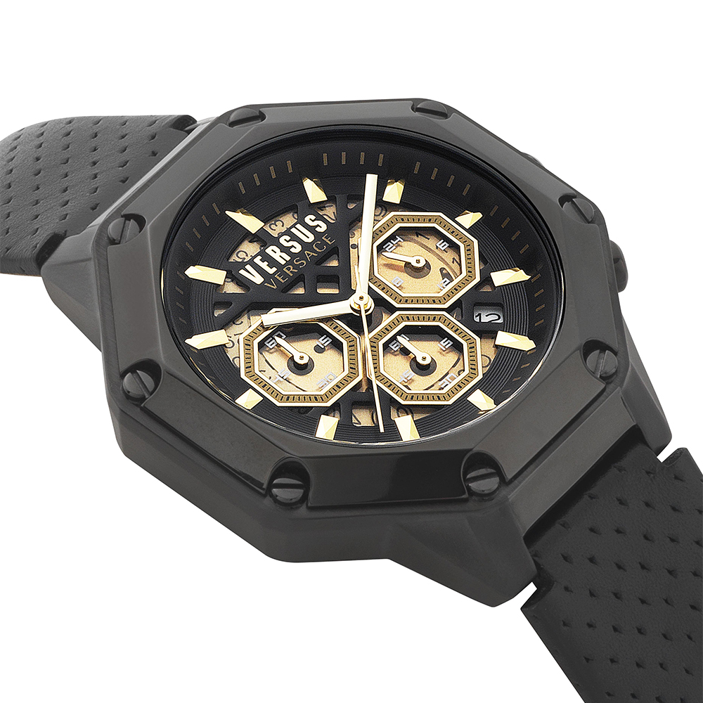 Versus Versace VSP391220 zegarek czarny fashion/modowy Męskie pasek - miniatura 5