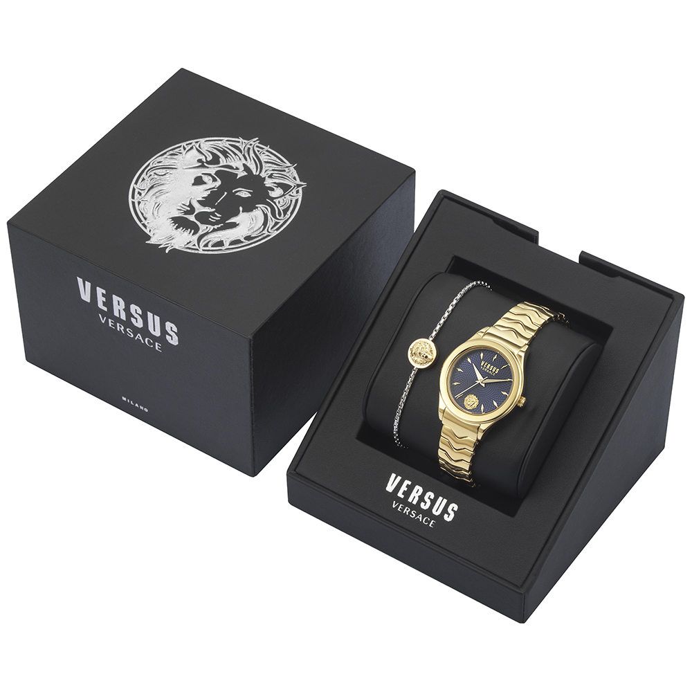 Versus Versace VSP563119 zegarek złoty klasyczny Damskie bransoleta - miniatura 5