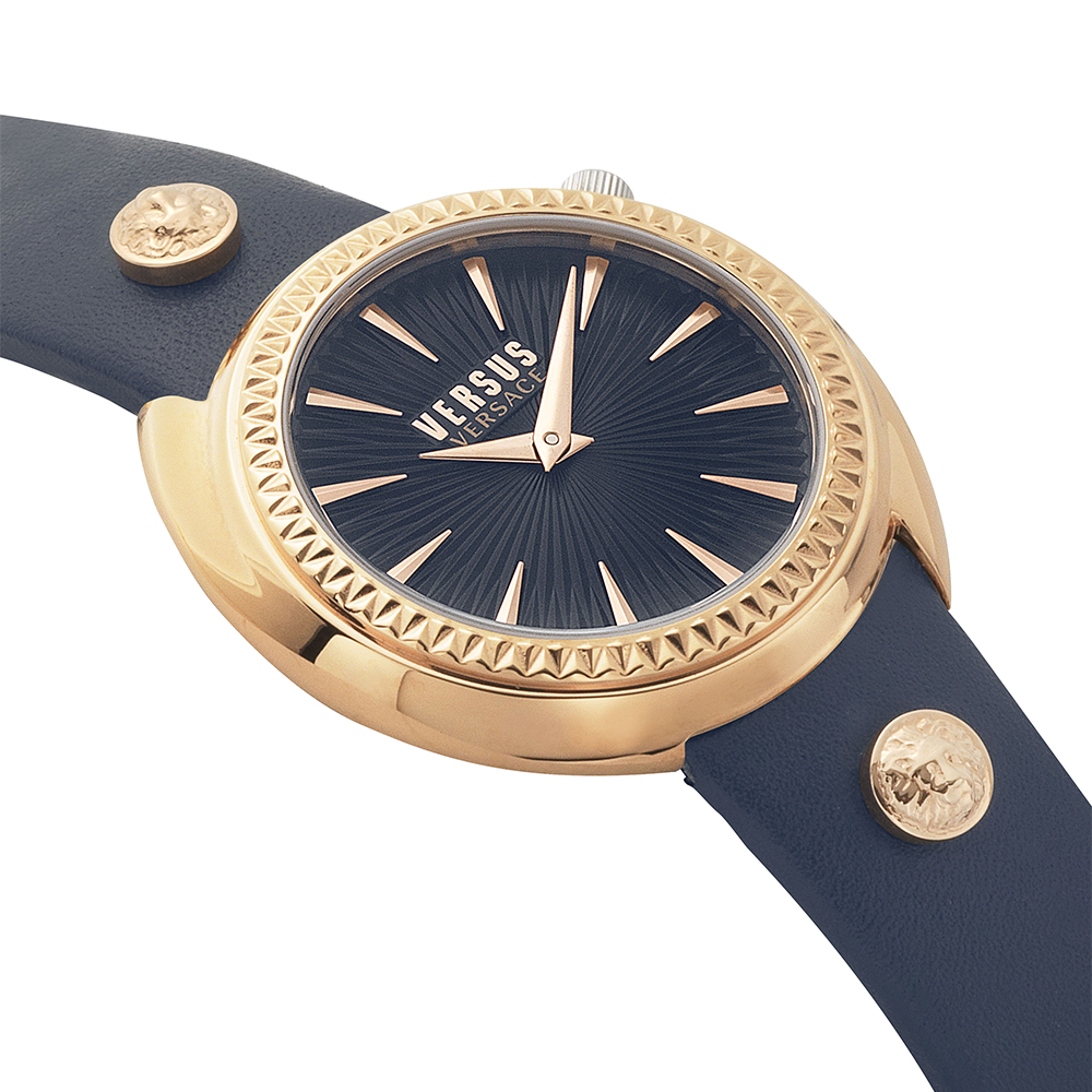 Versus Versace VSPHF0520 zegarek różowe złoto klasyczny Damskie pasek - miniatura 5