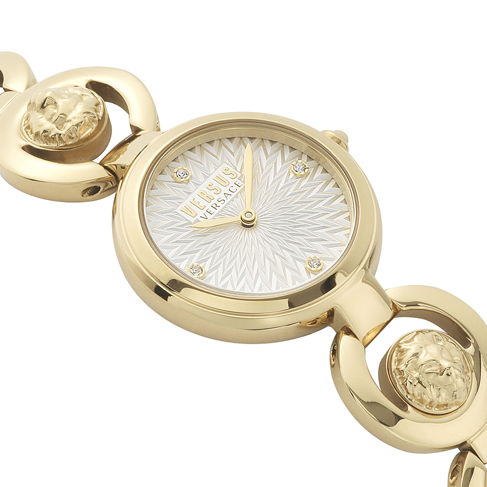 Versus Versace VSPHL0220 zegarek złoty klasyczny Damskie bransoleta - miniatura 5