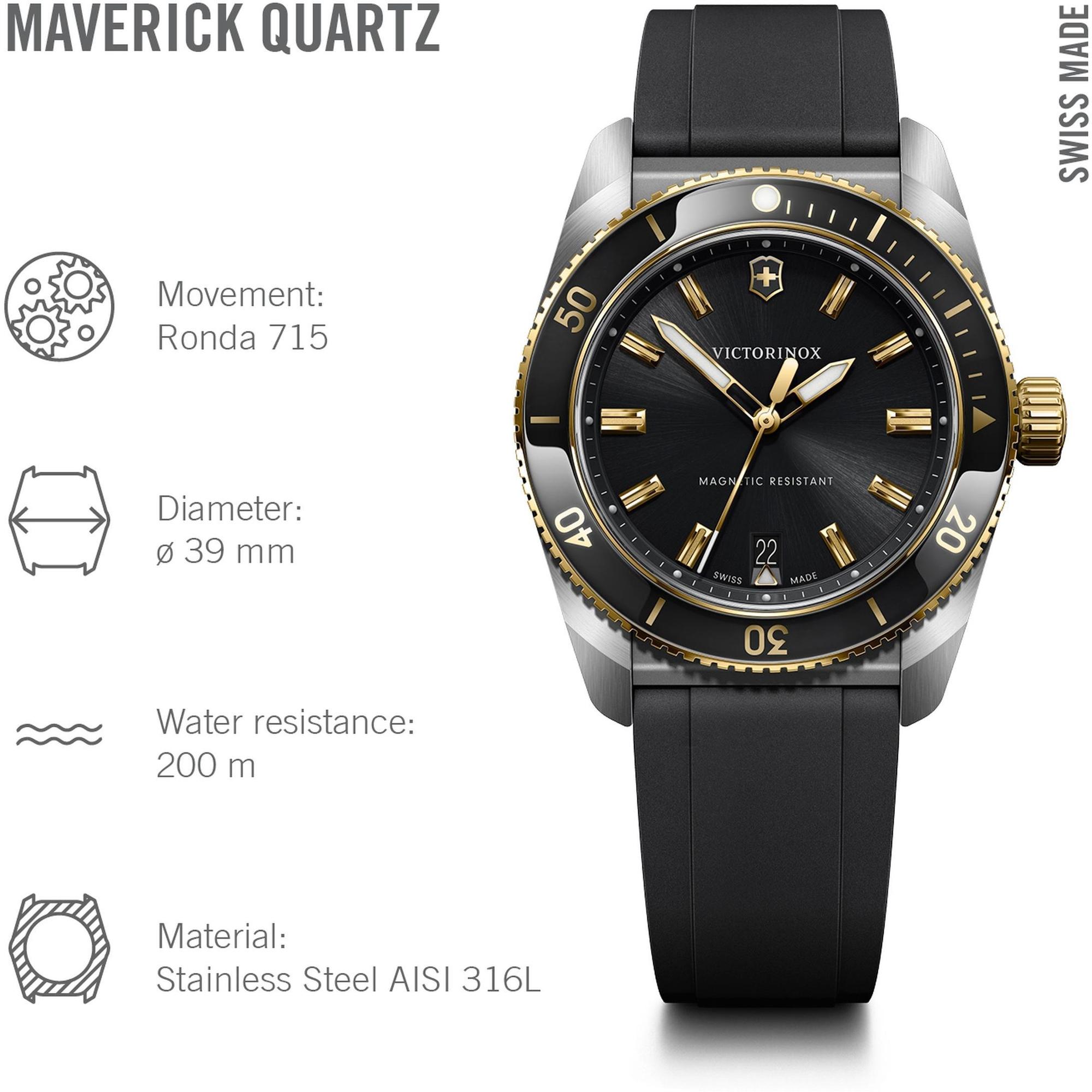 zegarek Victorinox 242099 srebrny Maverick - miniatura 9