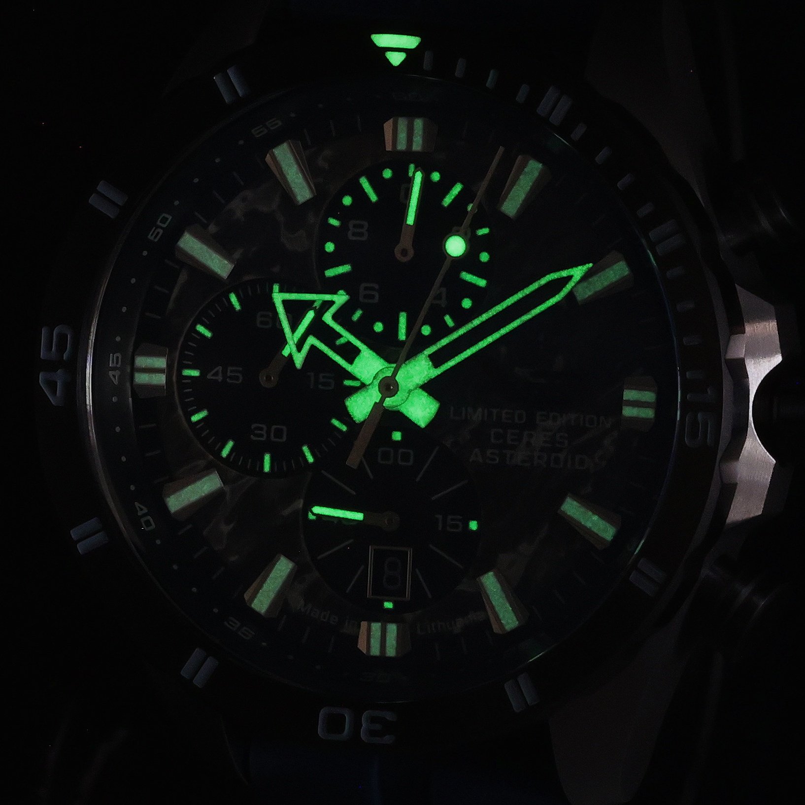 zegarek Vostok Europe 6S10-320E693SB kwarcowy męski Almaz Almaz Chrono Ceres Asteroid Special Edition - miniatura 5