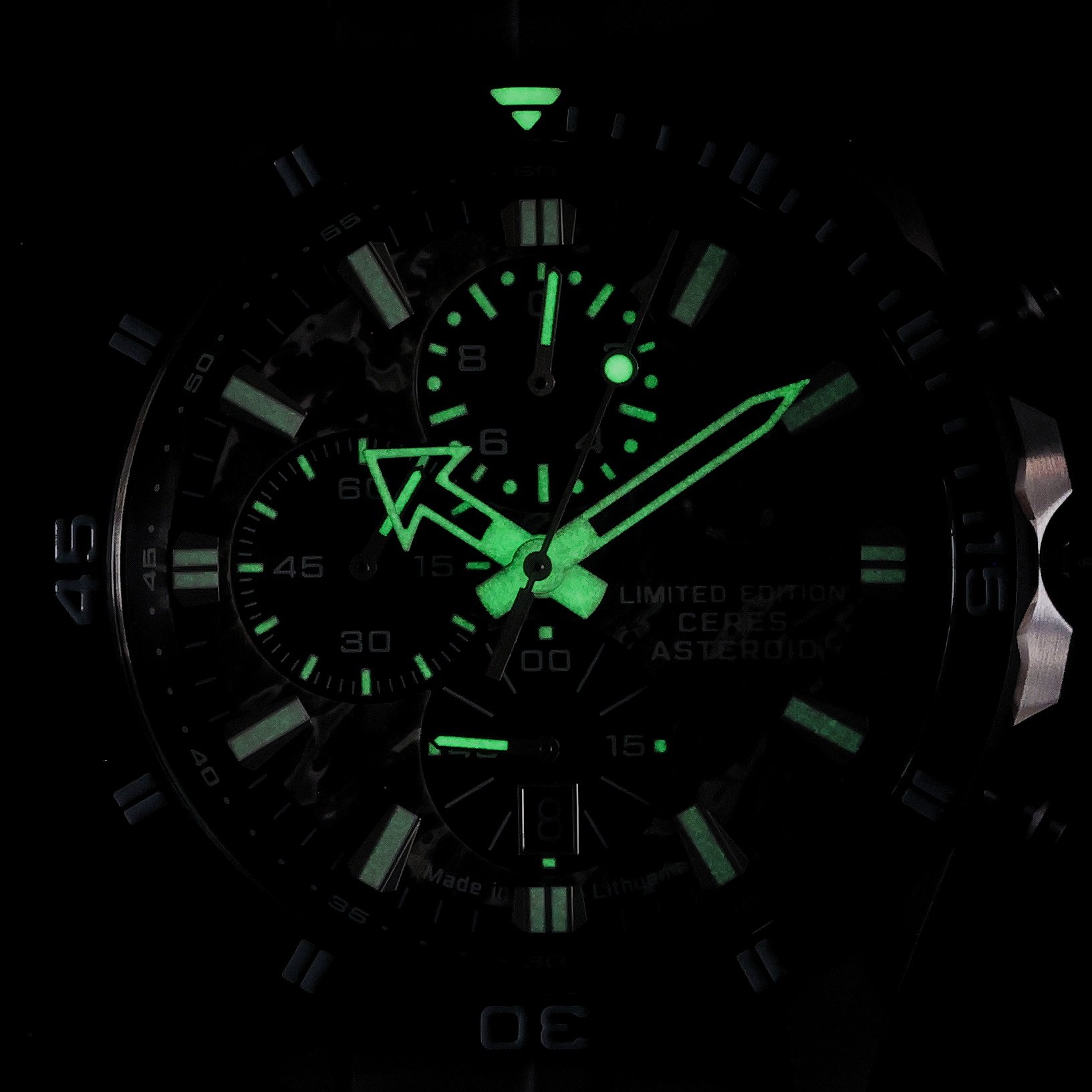 zegarek Vostok Europe 6S10-320E693SG kwarcowy męski Almaz Almaz Chrono Ceres Asteroid Special Edition - miniatura 5