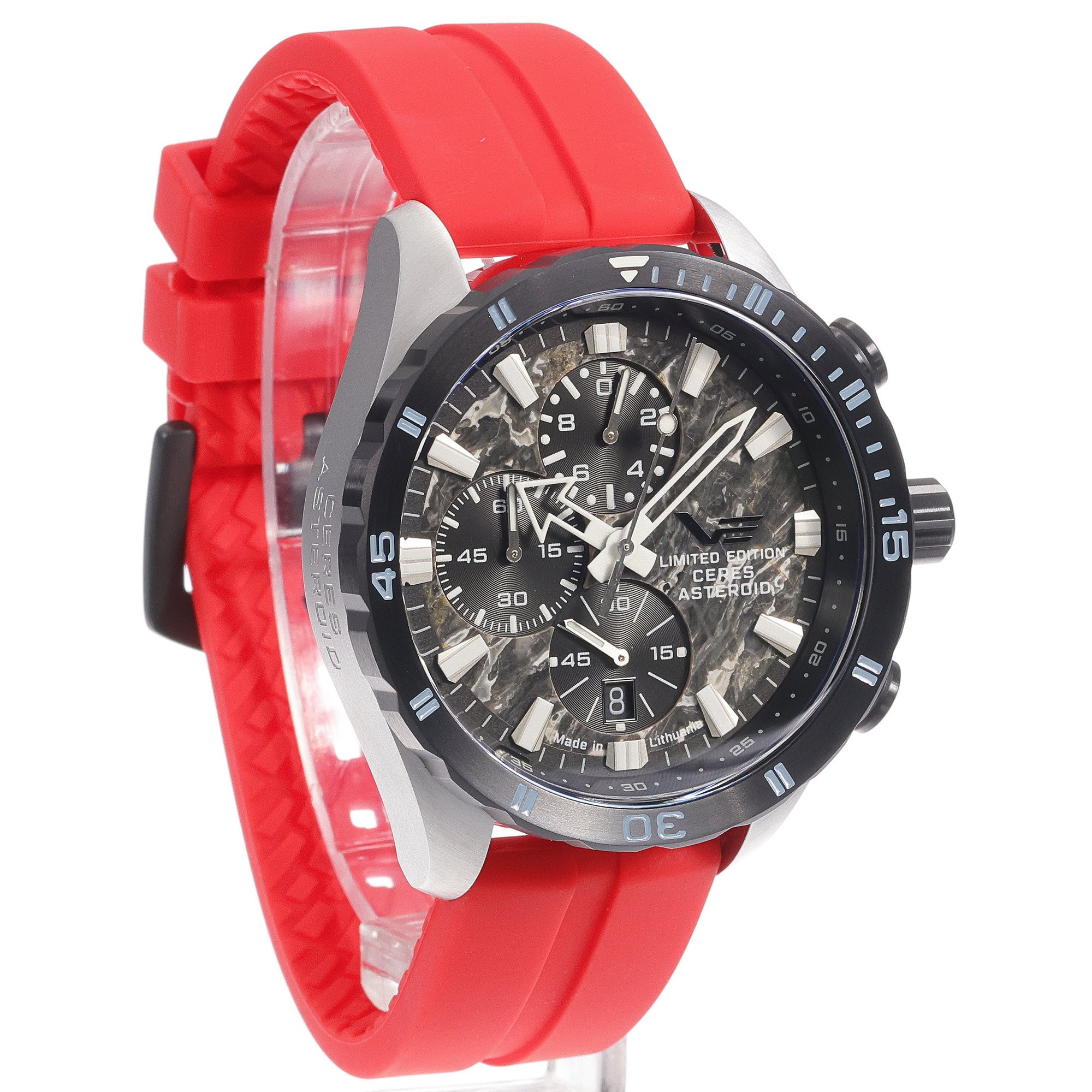 zegarek Vostok Europe 6S10-320E693SR Almaz Chrono Ceres Asteroid Special Edition męski z chronograf Almaz