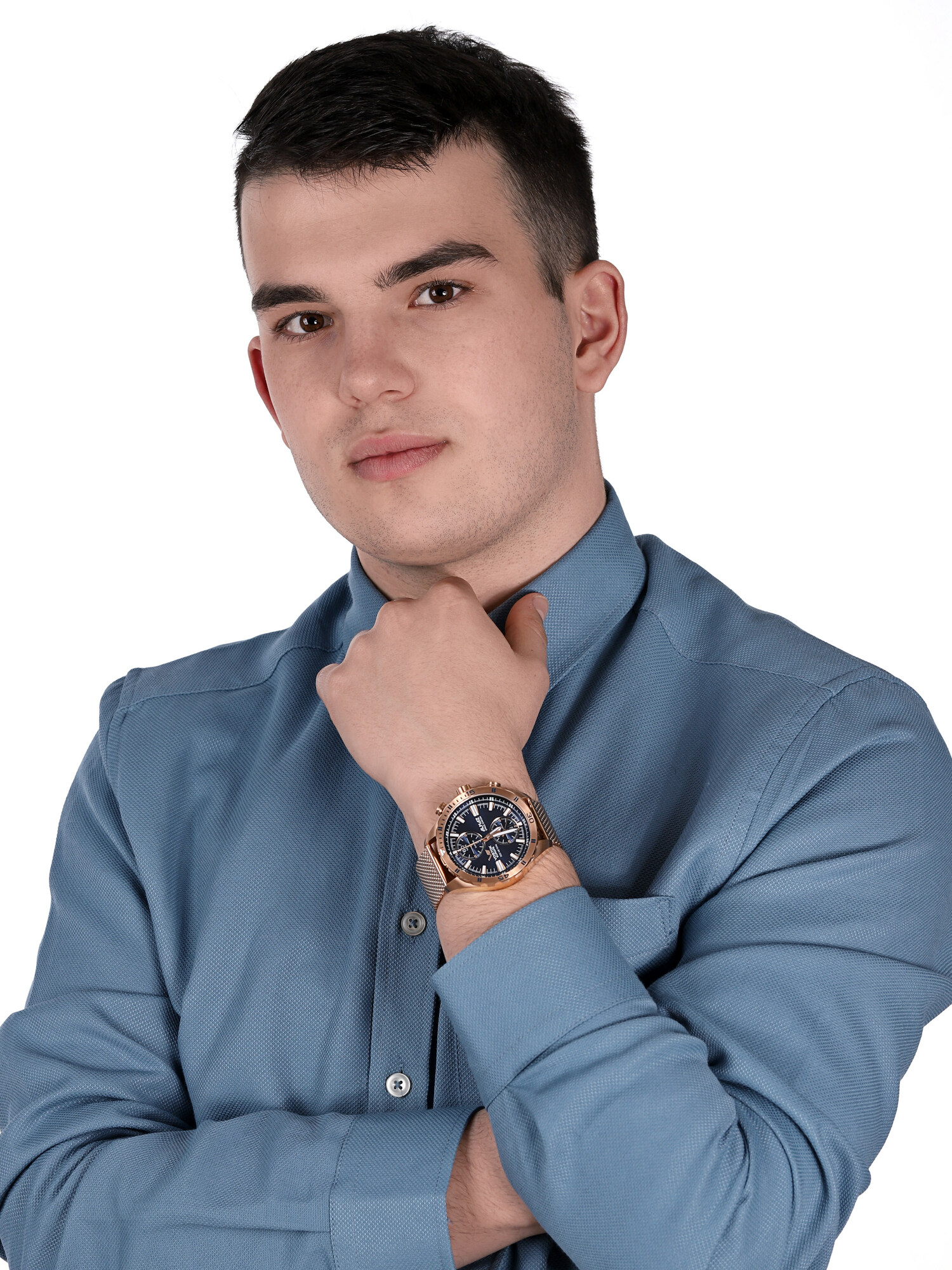 zegarek Vostok Europe 6S11-320B262B Almaz Chrono męski z chronograf Almaz
