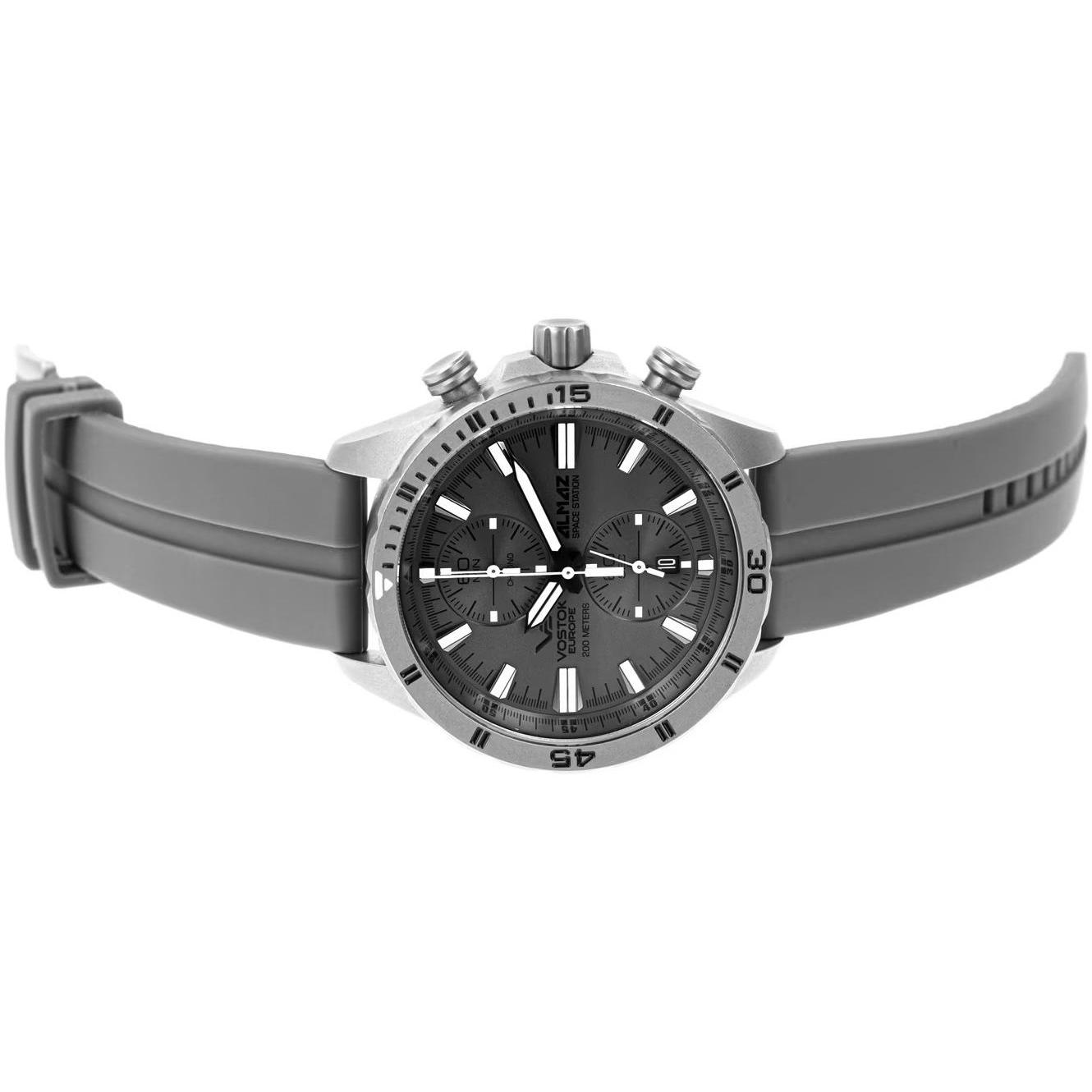 zegarek Vostok Europe 6S11-320H264S kwarcowy męski Almaz Almaz Space Station Chrono Titanium - miniatura 6