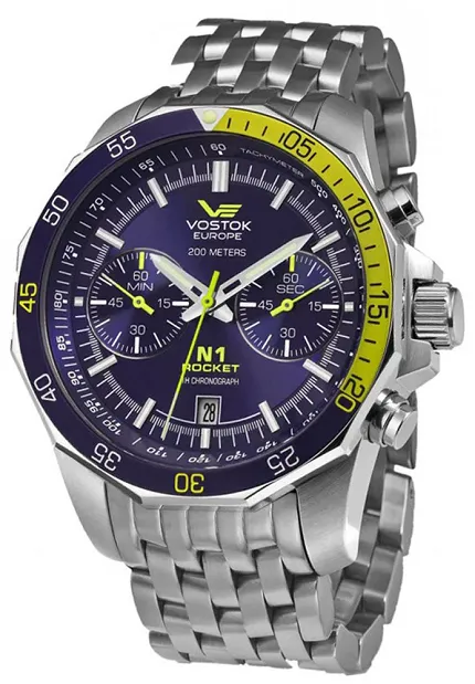 Vostok Europe 6S21-2255253B N1 Rocket Rocket N-1 Chrono - zdjęcie 1