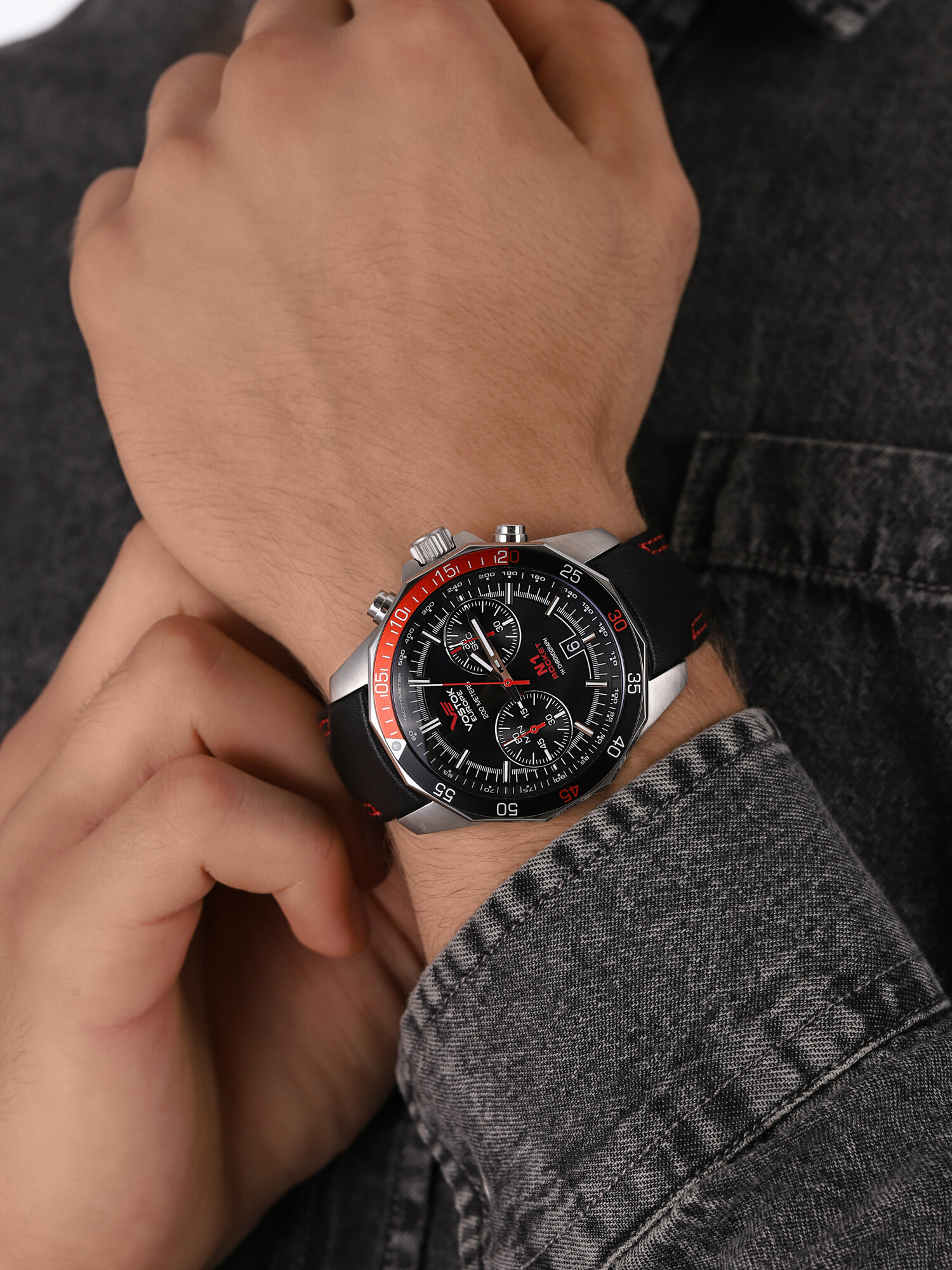 zegarek Vostok Europe 6S21-2255295 srebrny N1 Rocket