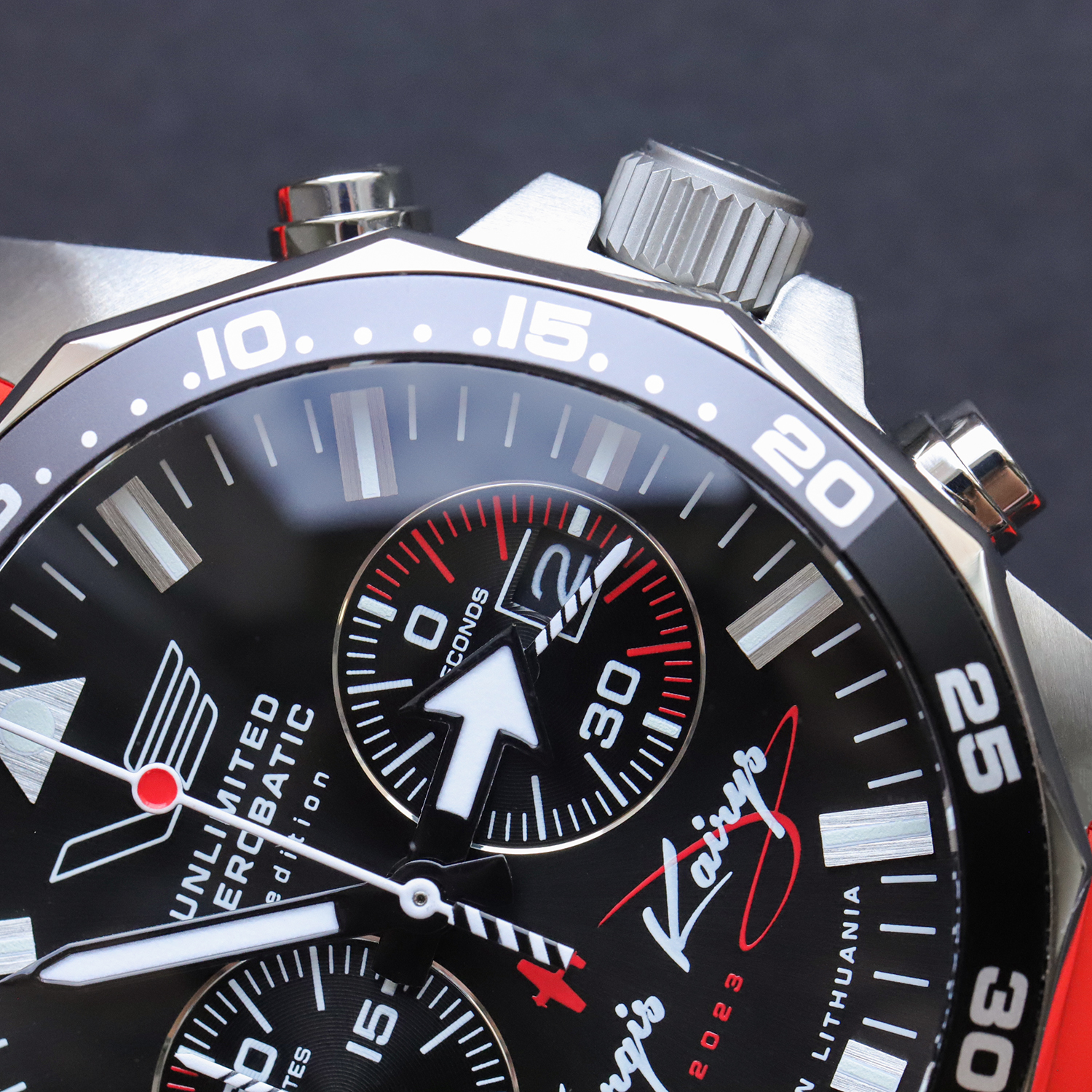 zegarek Vostok Europe 6S21-225A464 srebrny N1 Rocket - miniatura 7