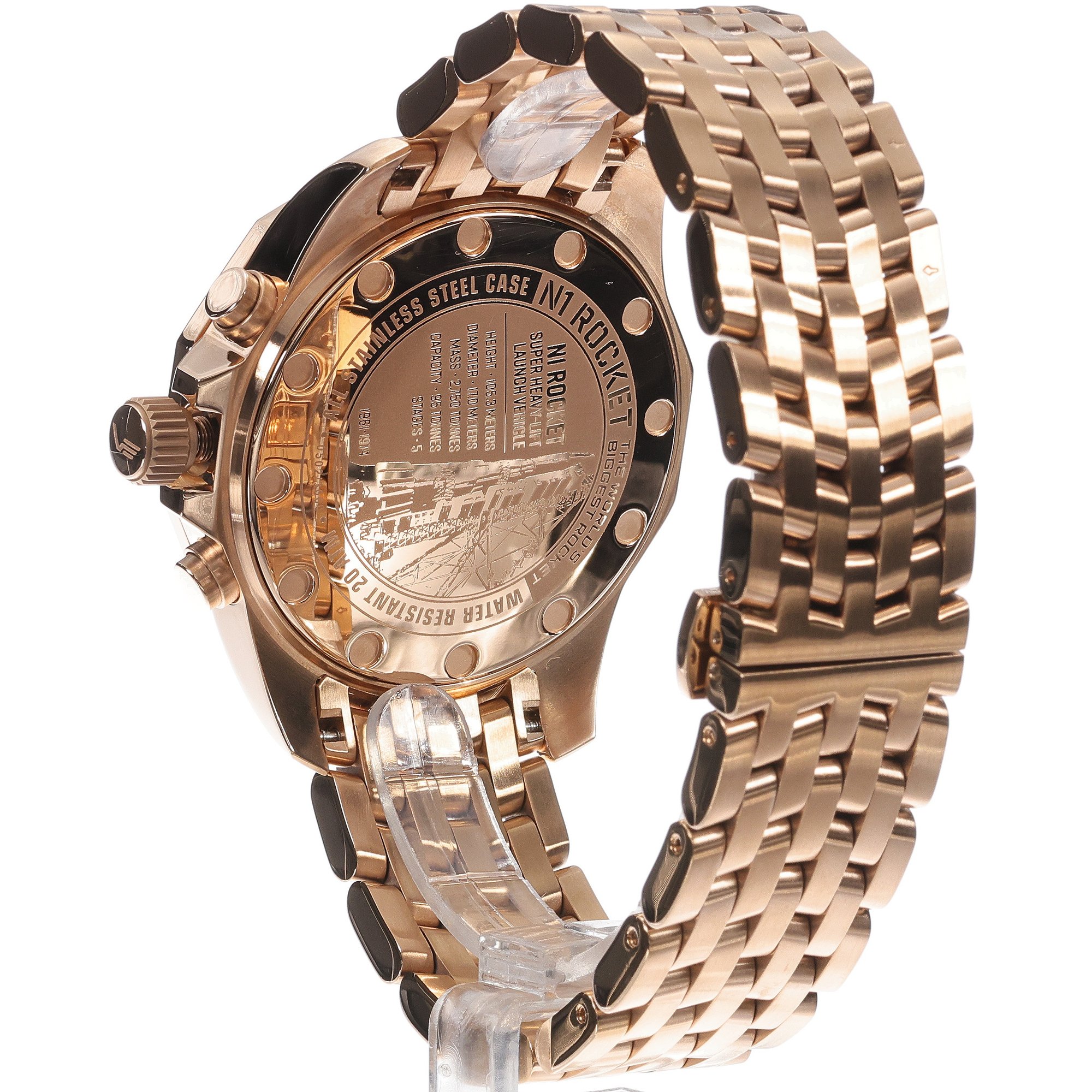 zegarek Vostok Europe 6S21-225B619B Rocket N-1 Chrono męski z tachometr N1 Rocket
