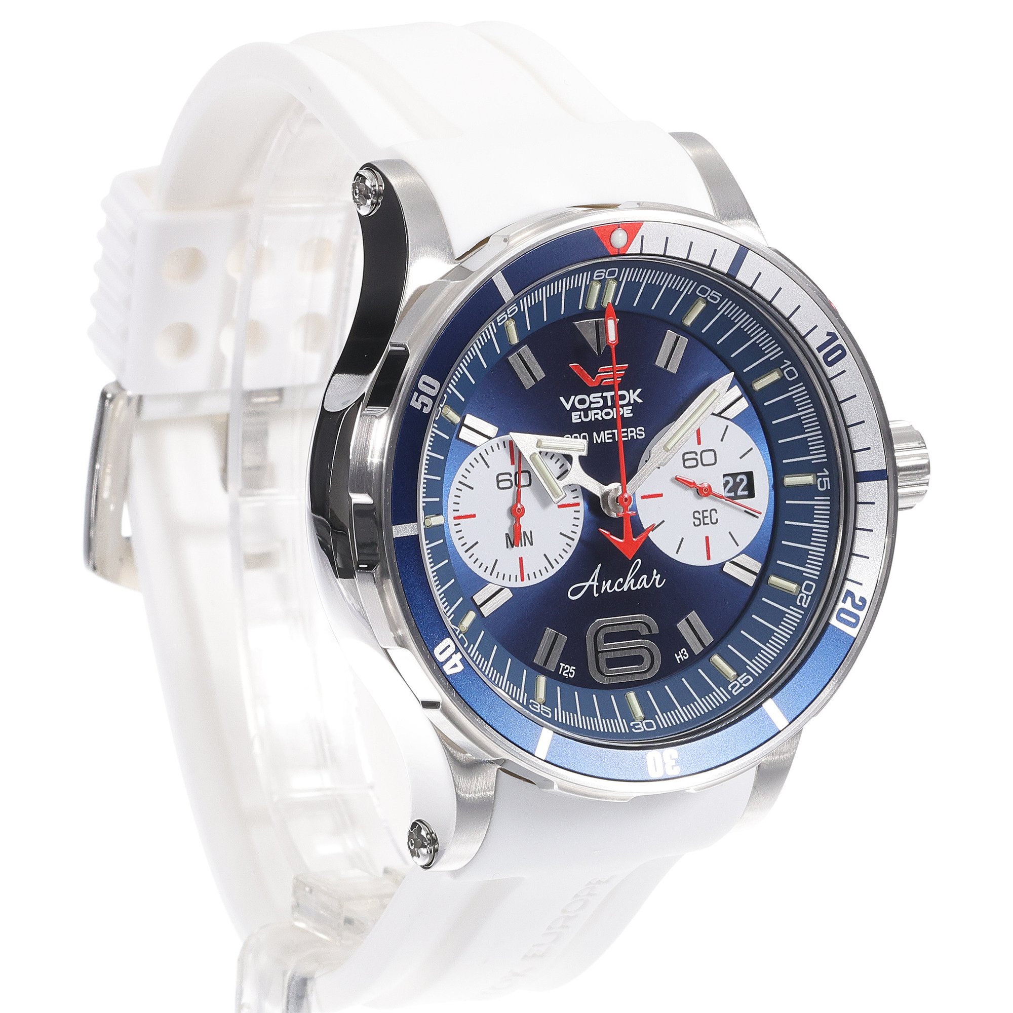 zegarek Vostok Europe 6S21-510A583SW Anchar Chrono męski z chronograf Anchar