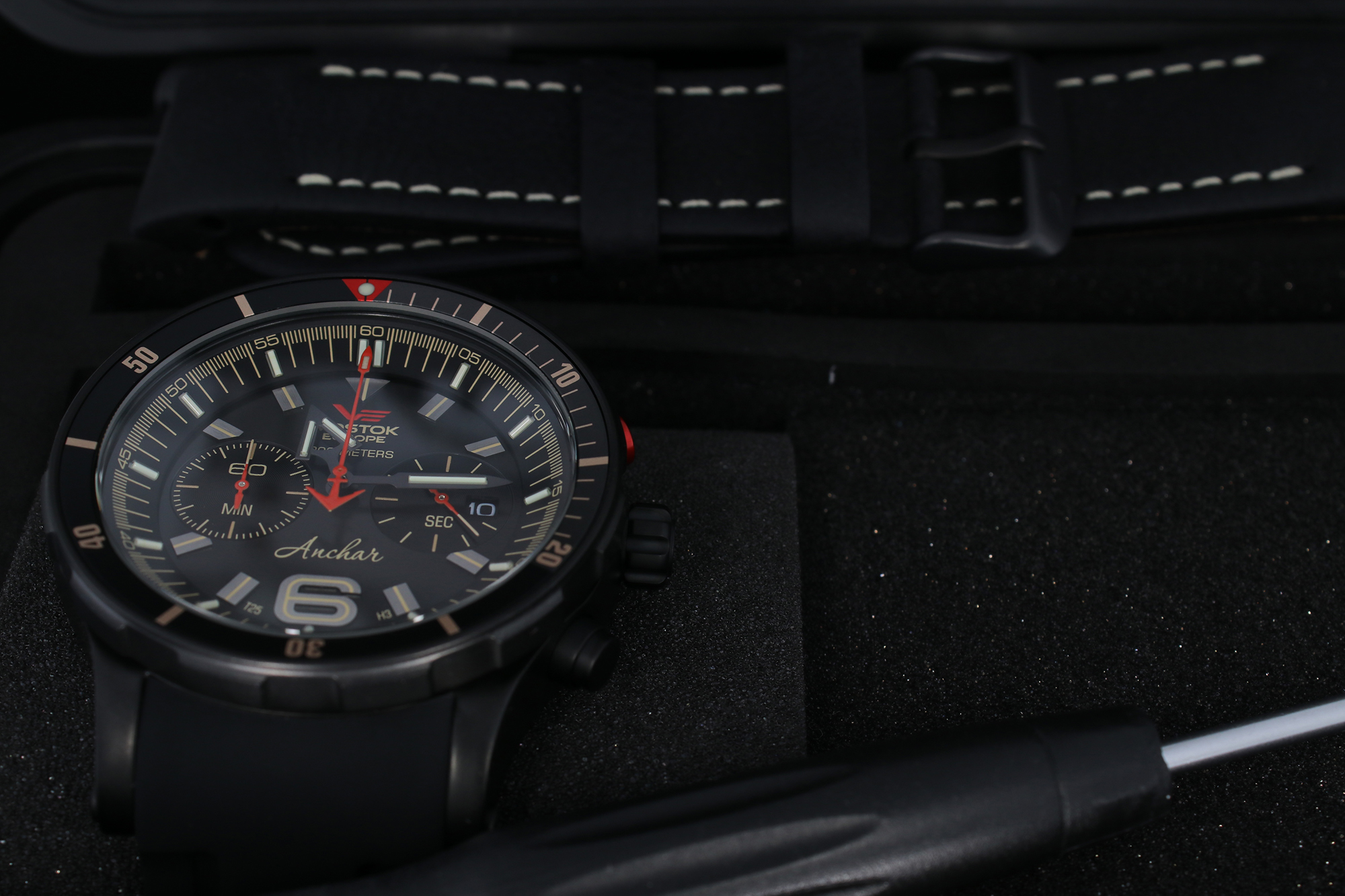 zegarek Vostok Europe 6S21-510C582SY czarny Anchar - miniatura 7