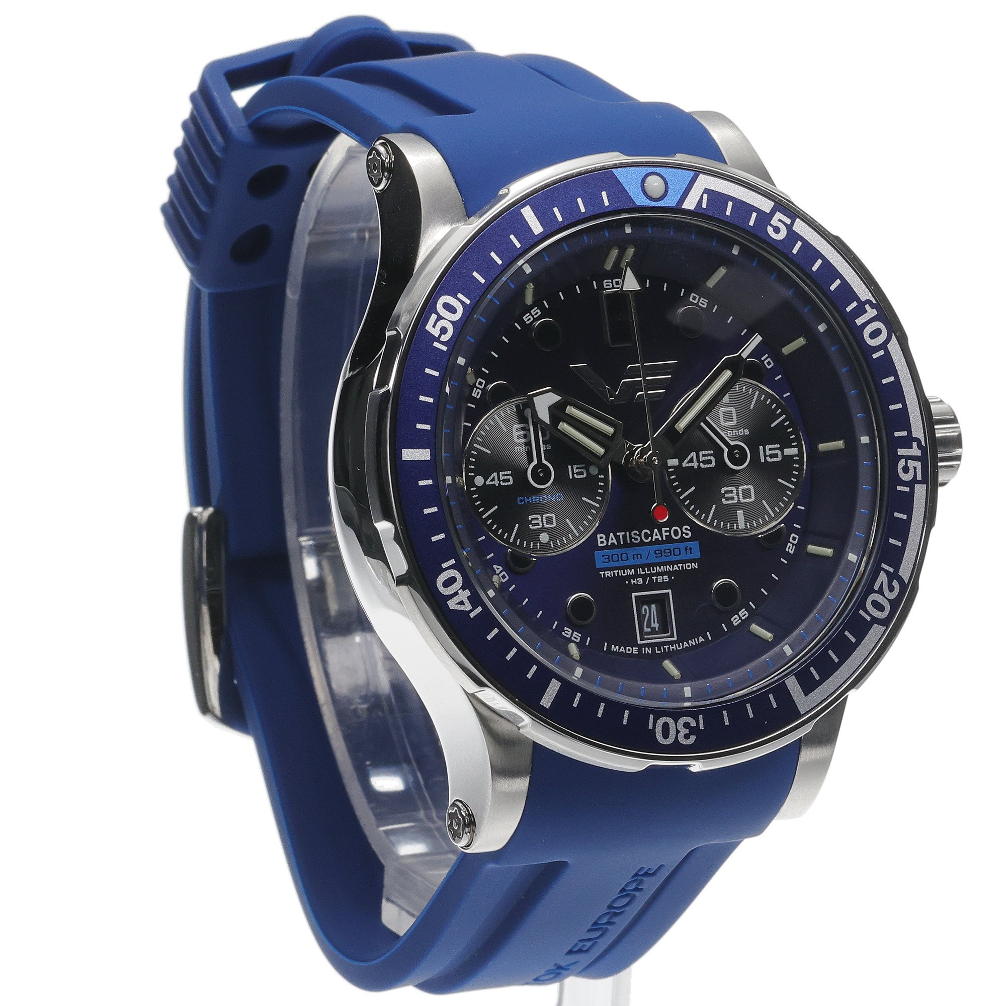 zegarek Vostok Europe 6S21-511A772 srebrny Batiscafos - miniatura 3