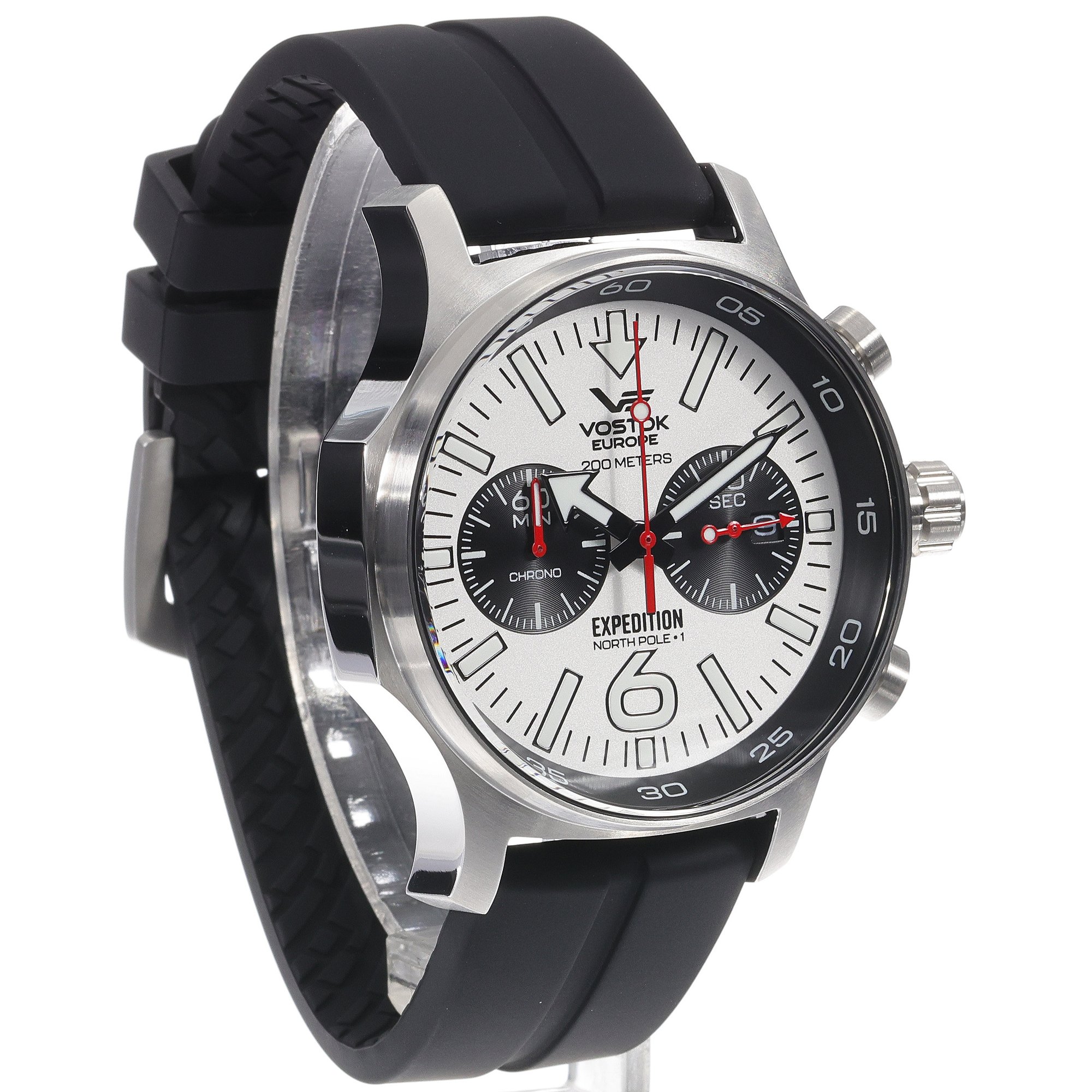 zegarek Vostok Europe 6S21-595A642S męski z tachometr Expedition - miniatura 3