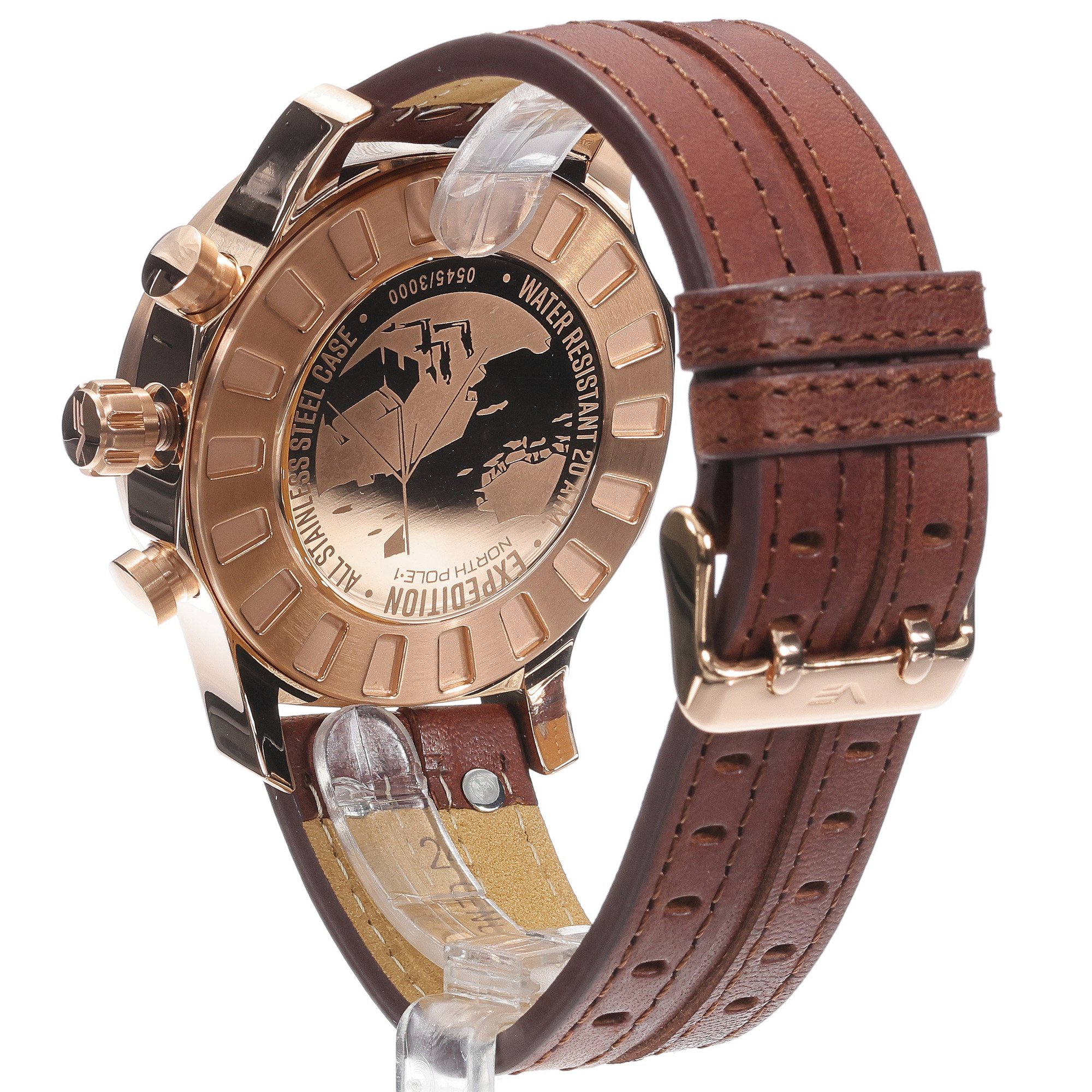 zegarek Vostok Europe 6S21-595B645 Expedition North Pole 1 Chrono 47mm męski z tachometr Expedition