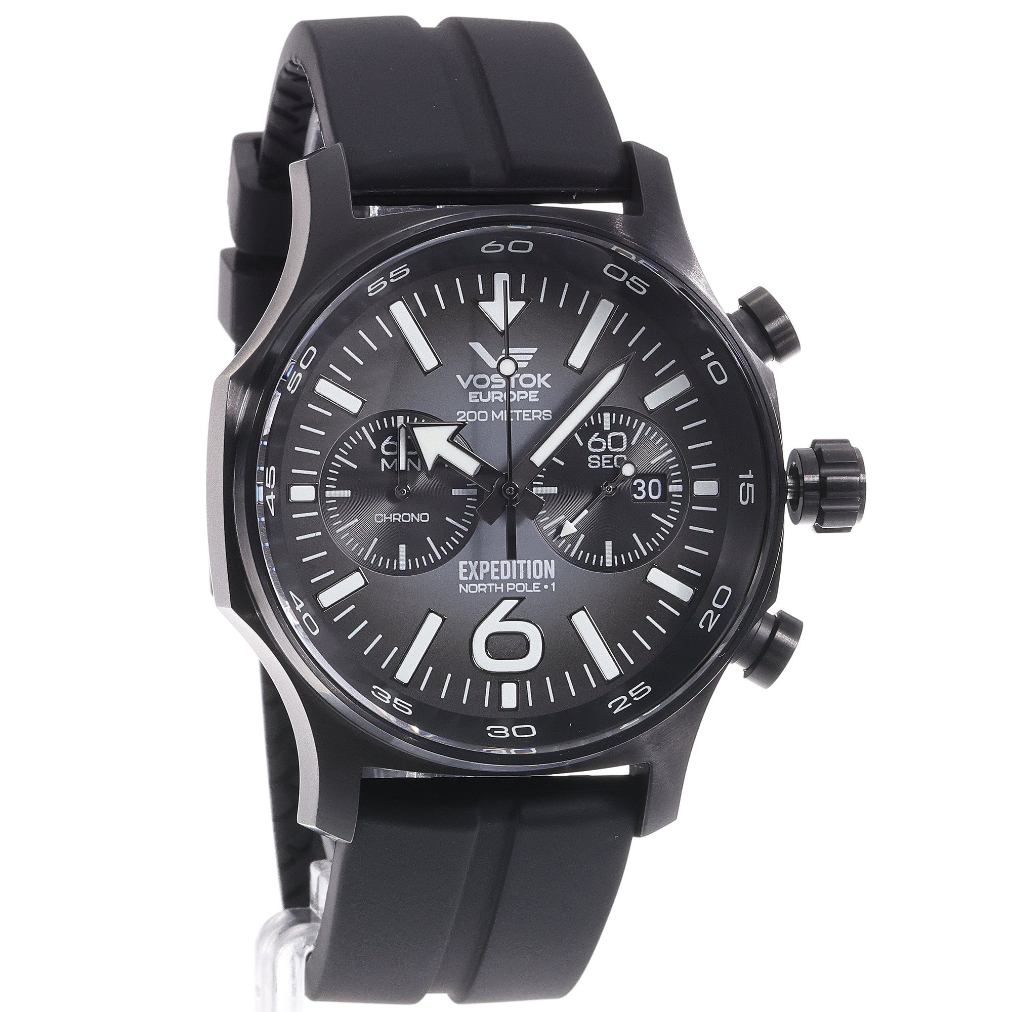 zegarek Vostok Europe 6S21-595C643S męski z tachometr Expedition - miniatura 3