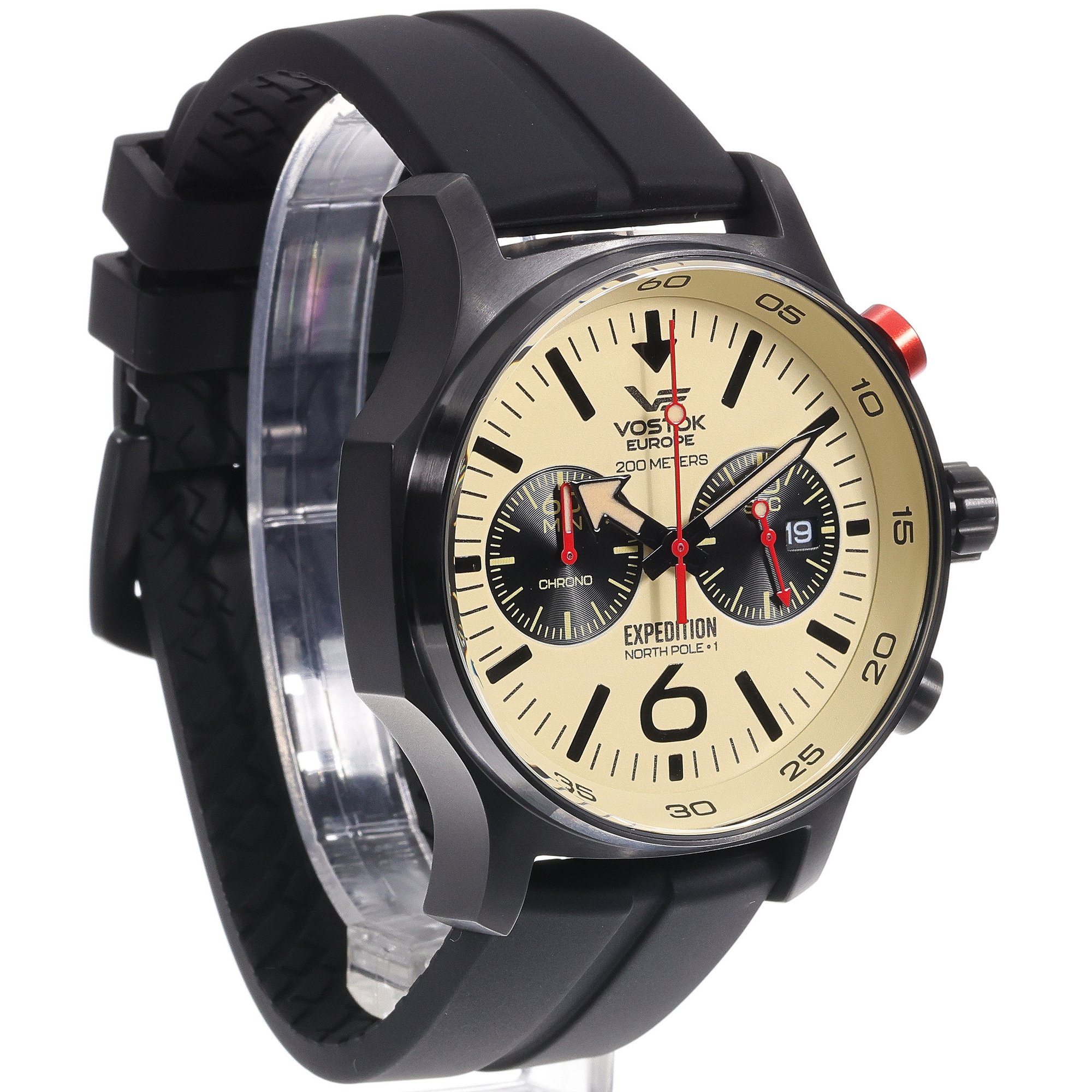 zegarek Vostok Europe 6S21-595C644S męski z tachometr Expedition - miniatura 3