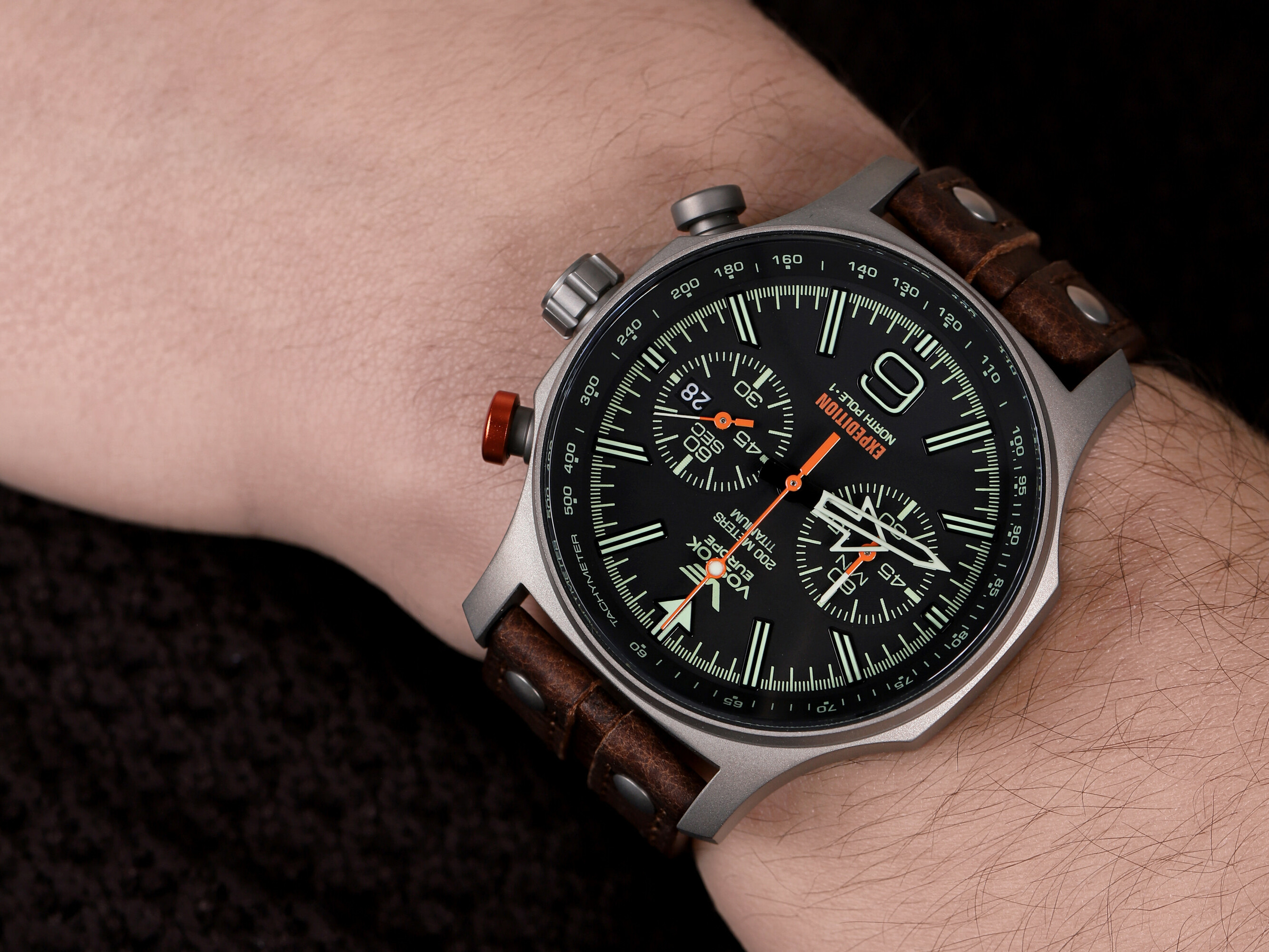 zegarek Vostok Europe 6S21-595H299 kwarcowy męski Expedition Expedition Titan - miniatura 4