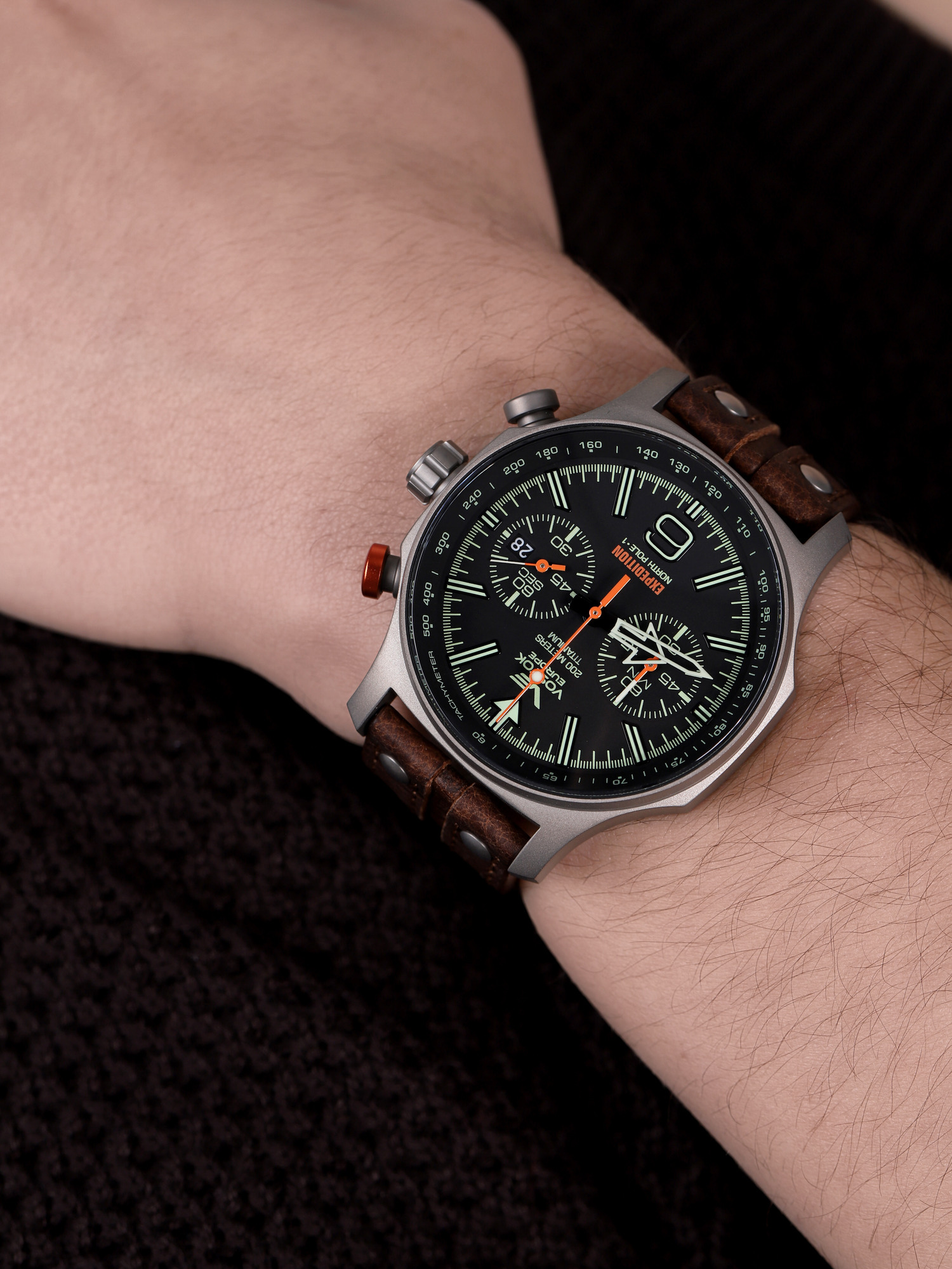 zegarek Vostok Europe 6S21-595H299 srebrny Expedition - miniatura 3