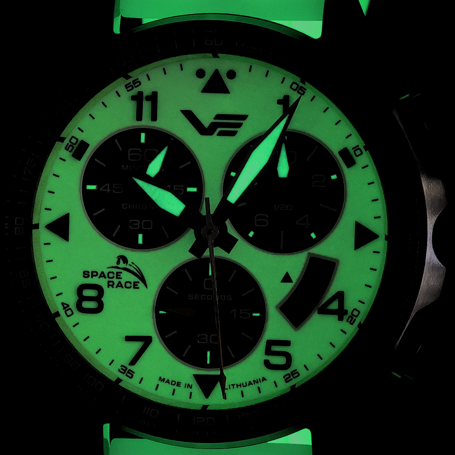 zegarek Vostok Europe 6S30-325A743SWL kwarcowy męski Space Race Space Race White Chrono