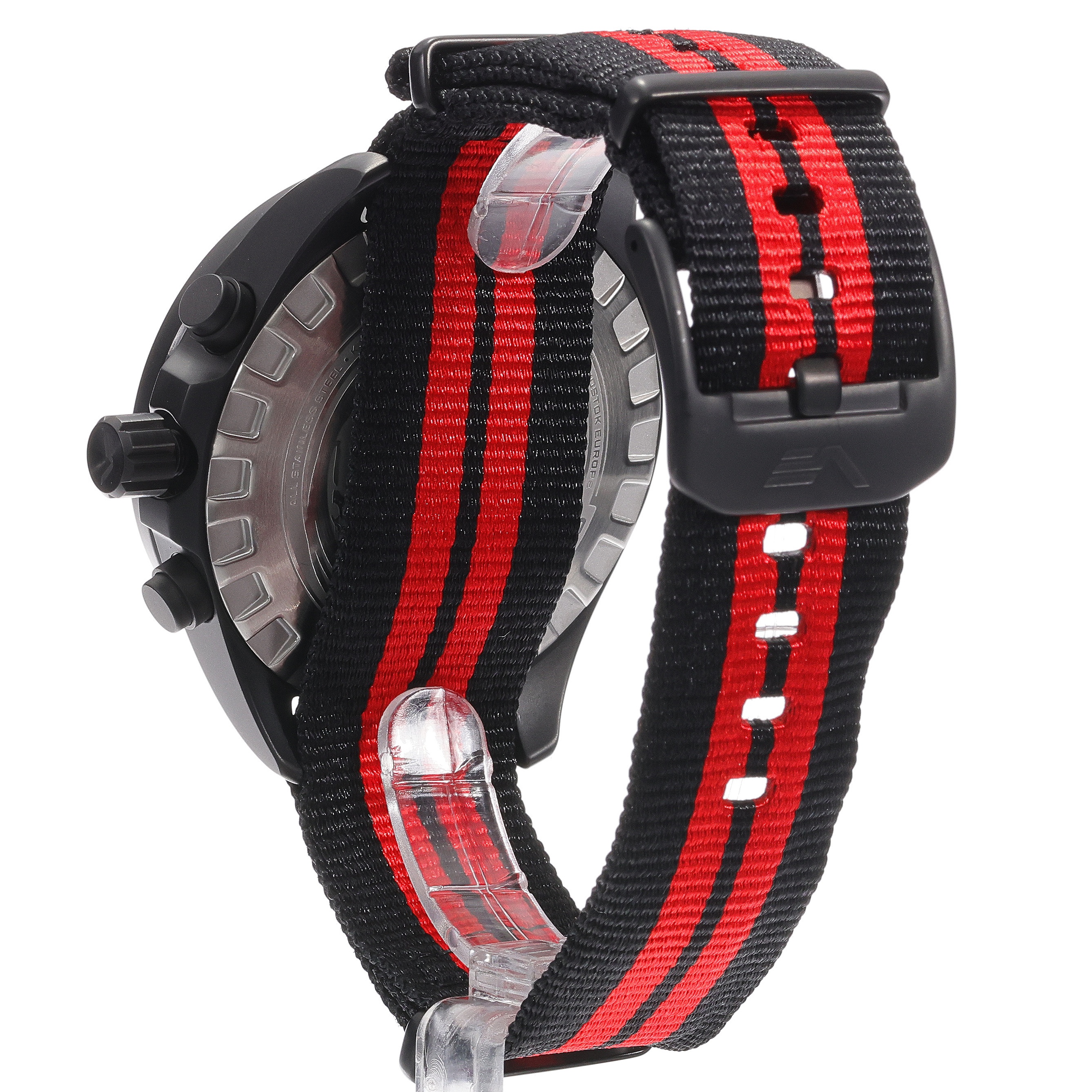 zegarek Vostok Europe 6S30-325C744NBR Space Race Full Black Chrono męski z tachometr Space Race