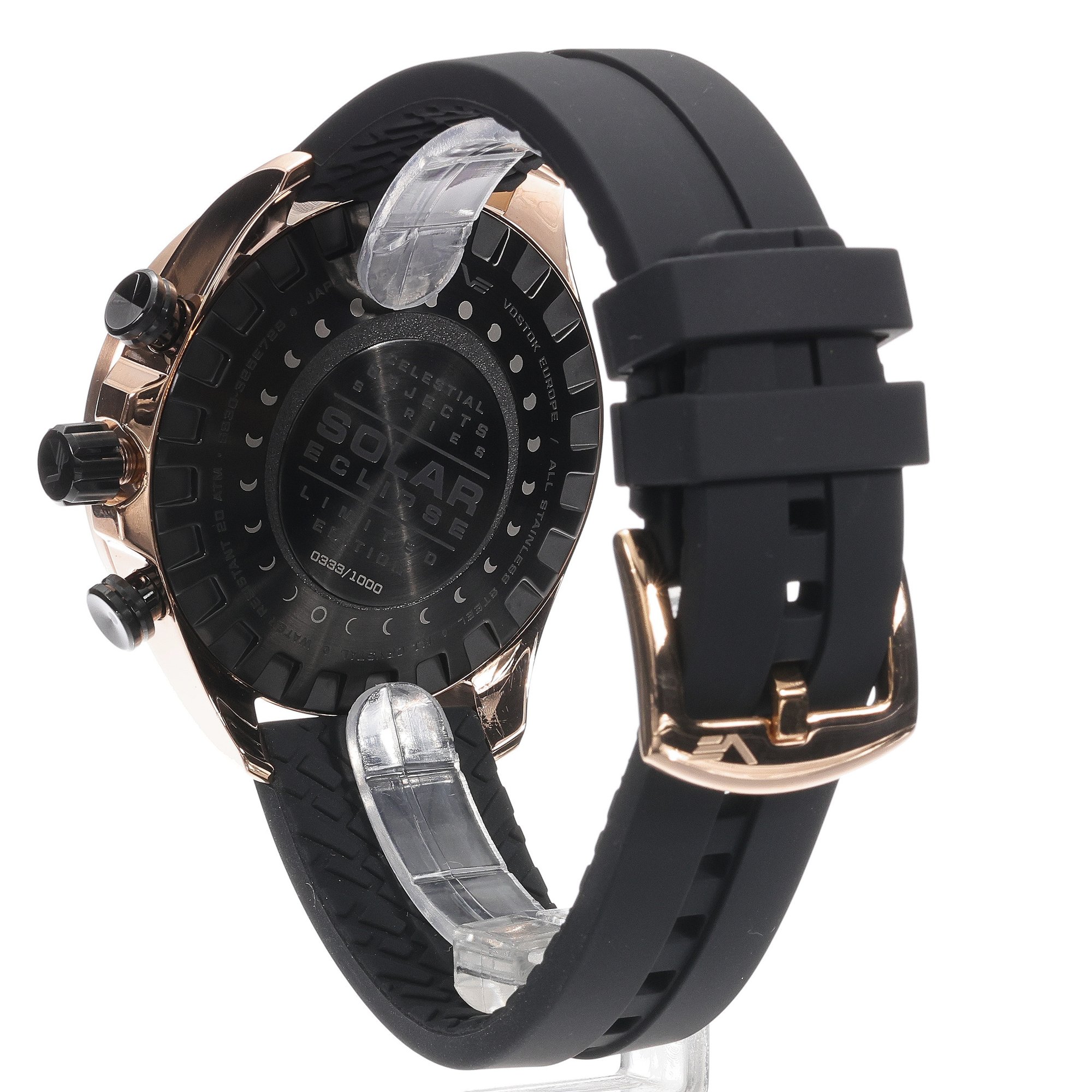 zegarek Vostok Europe 6S30-325E728S Solar Eclipse męski z chronograf Celestial Objects - miniatura 4