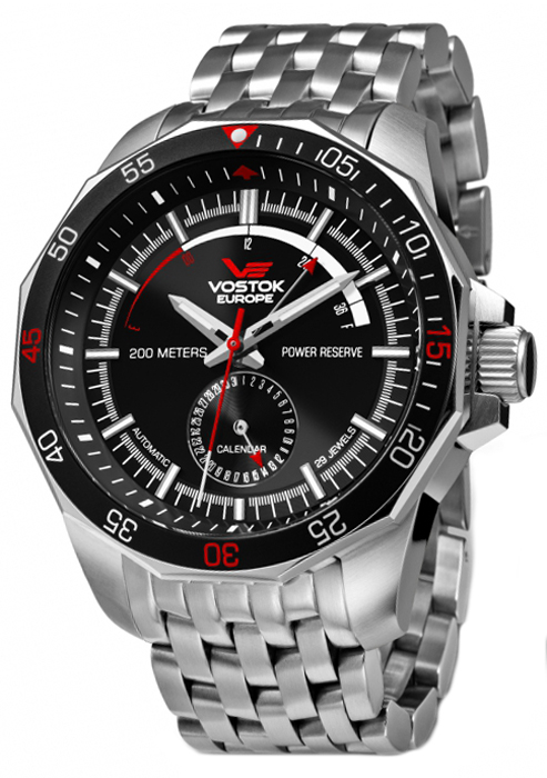 zegarek Vostok Europe NE57-225A563B srebrny N1 Rocket