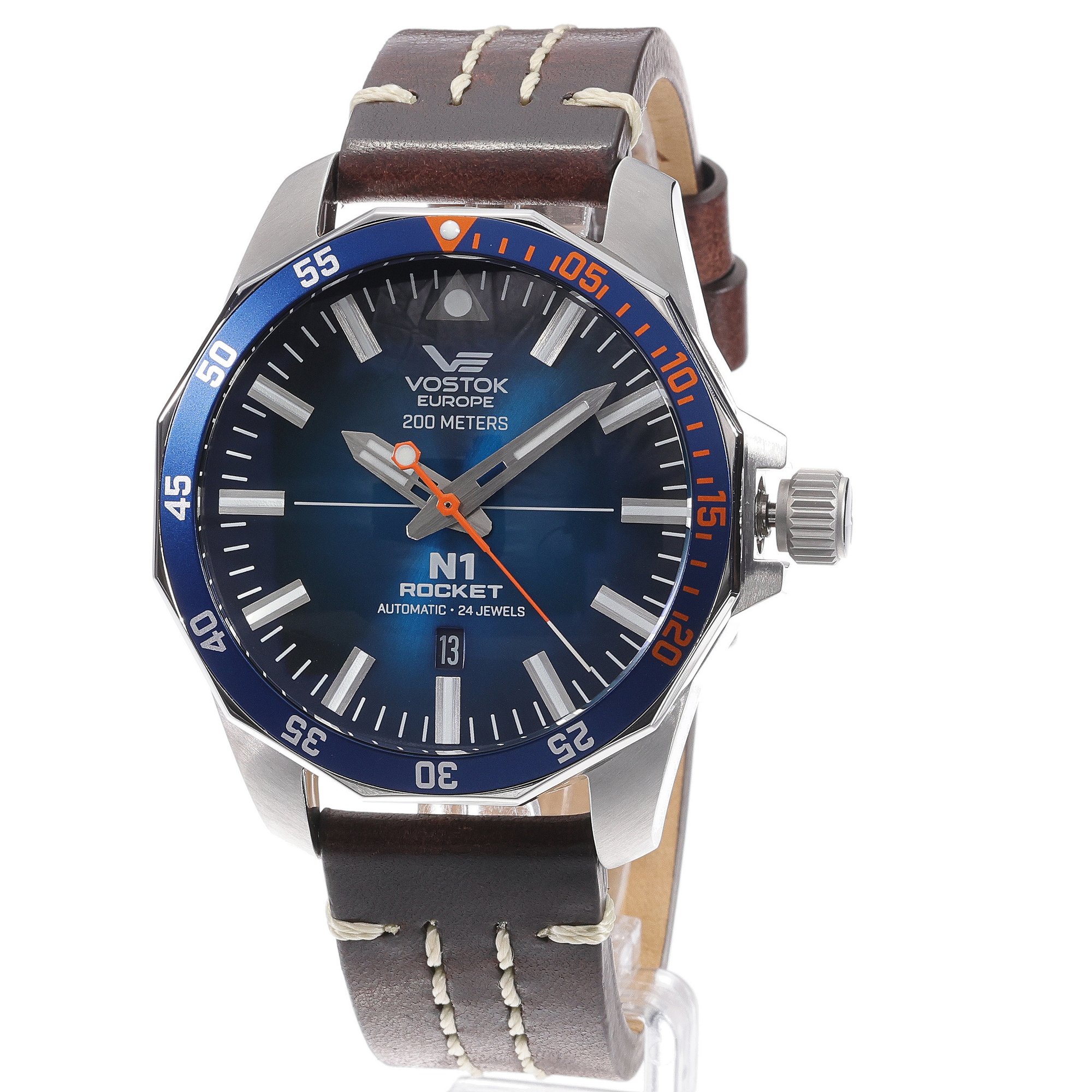zegarek Vostok Europe NH35A-225A615 srebrny N1 Rocket