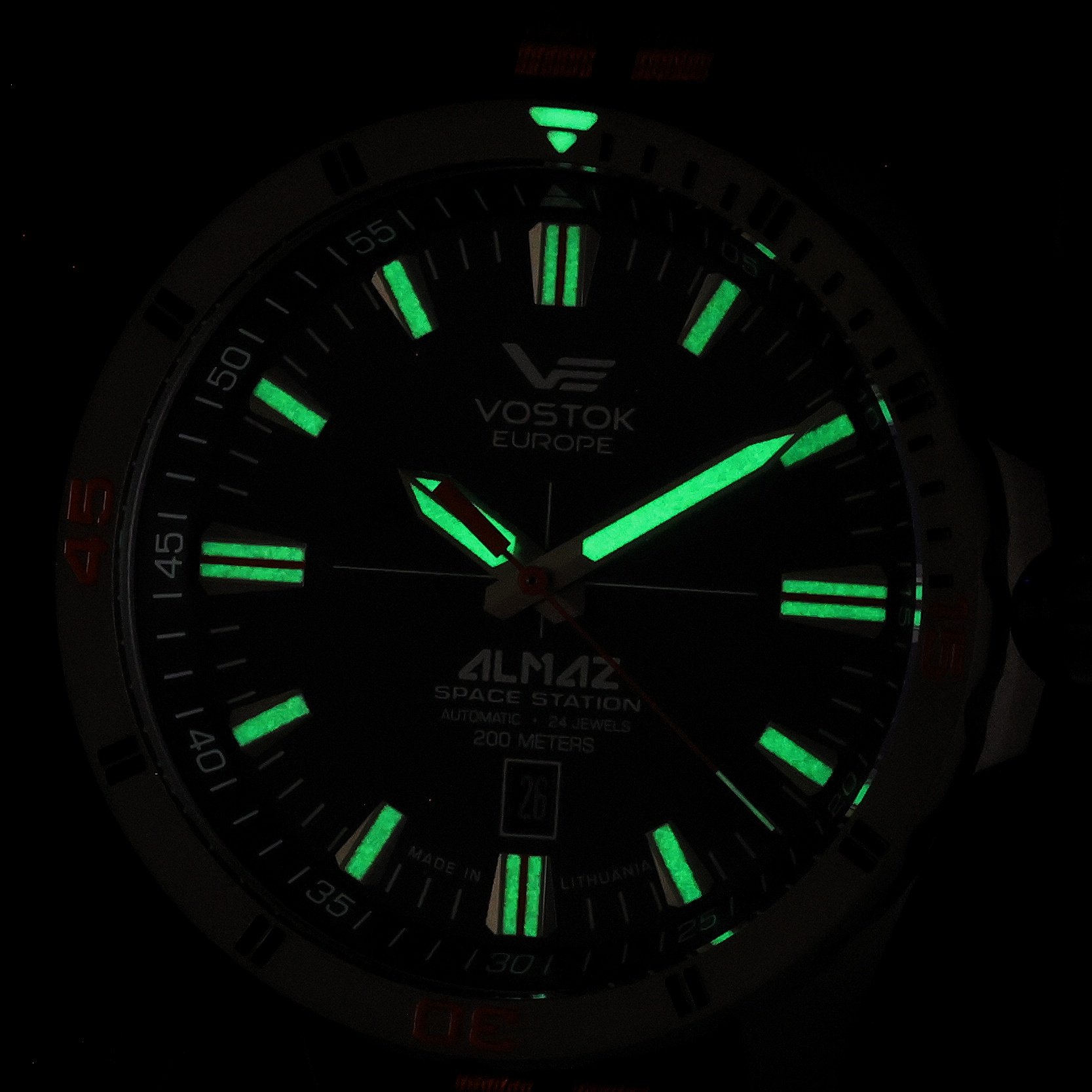 zegarek Vostok Europe NH35A-320H263N automatyczny męski Almaz Almaz Titanium Automatic - miniatura 5