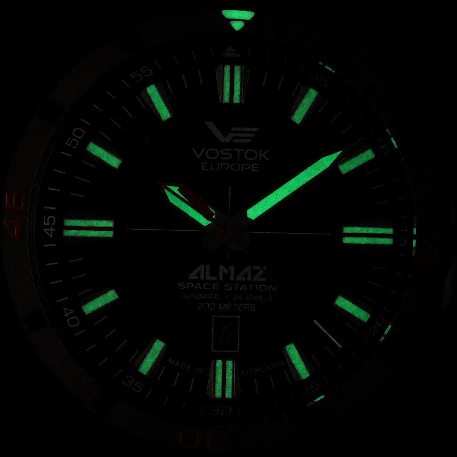 zegarek Vostok Europe NH35A-320H263SG automatyczny męski Almaz Almaz Titanium Automatic - miniatura 5
