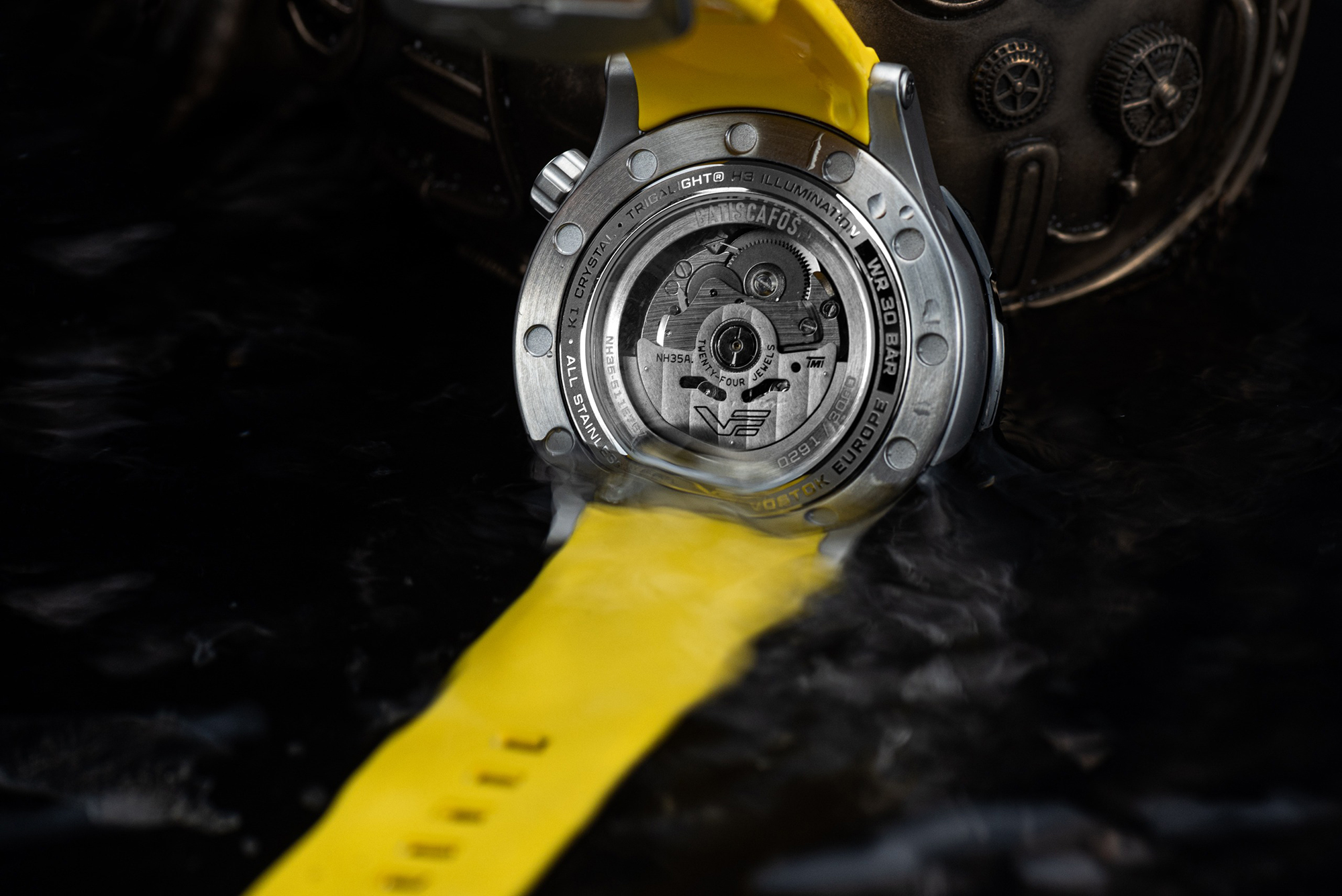 zegarek Vostok Europe NH35A-511E767 automatyczny męski Batiscafos Batiscafos Automatic