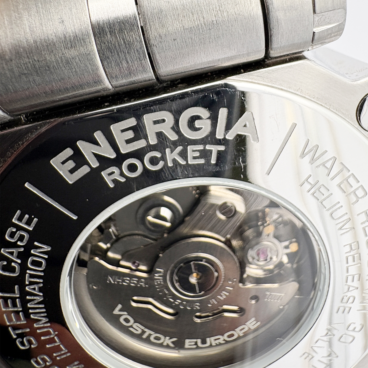 zegarek Vostok Europe NH35A-575A279B-POWYSTAWOWY automatyczny męski Energia Rocket Energia Rocket Automatic Multifunctional - miniatura 6