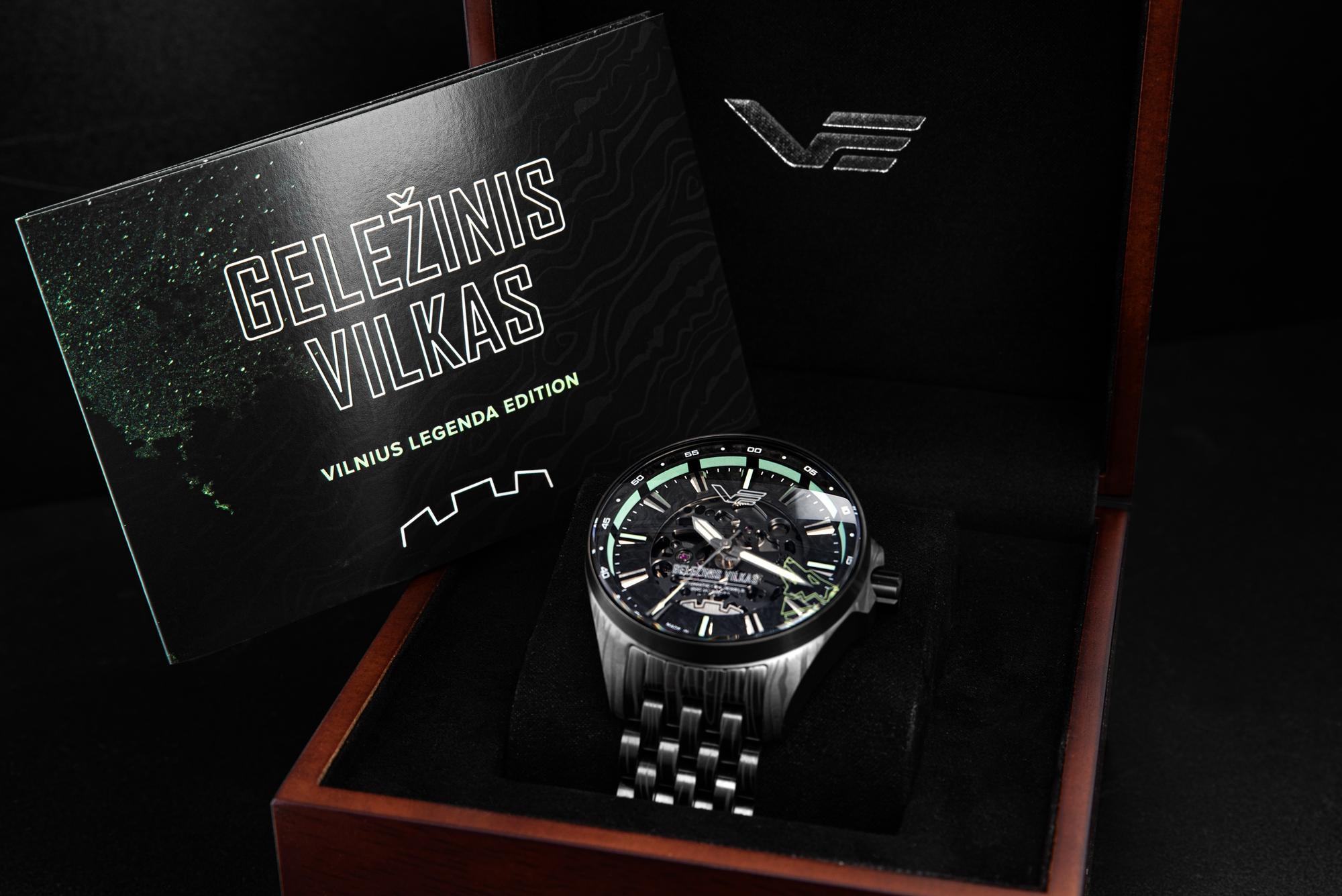 zegarek Vostok Europe NH72-326D777B automatyczny męski N1 Rocket Gelezinis Vilkas Skeleton Automatic Limited Edition 2026 - miniatura 6