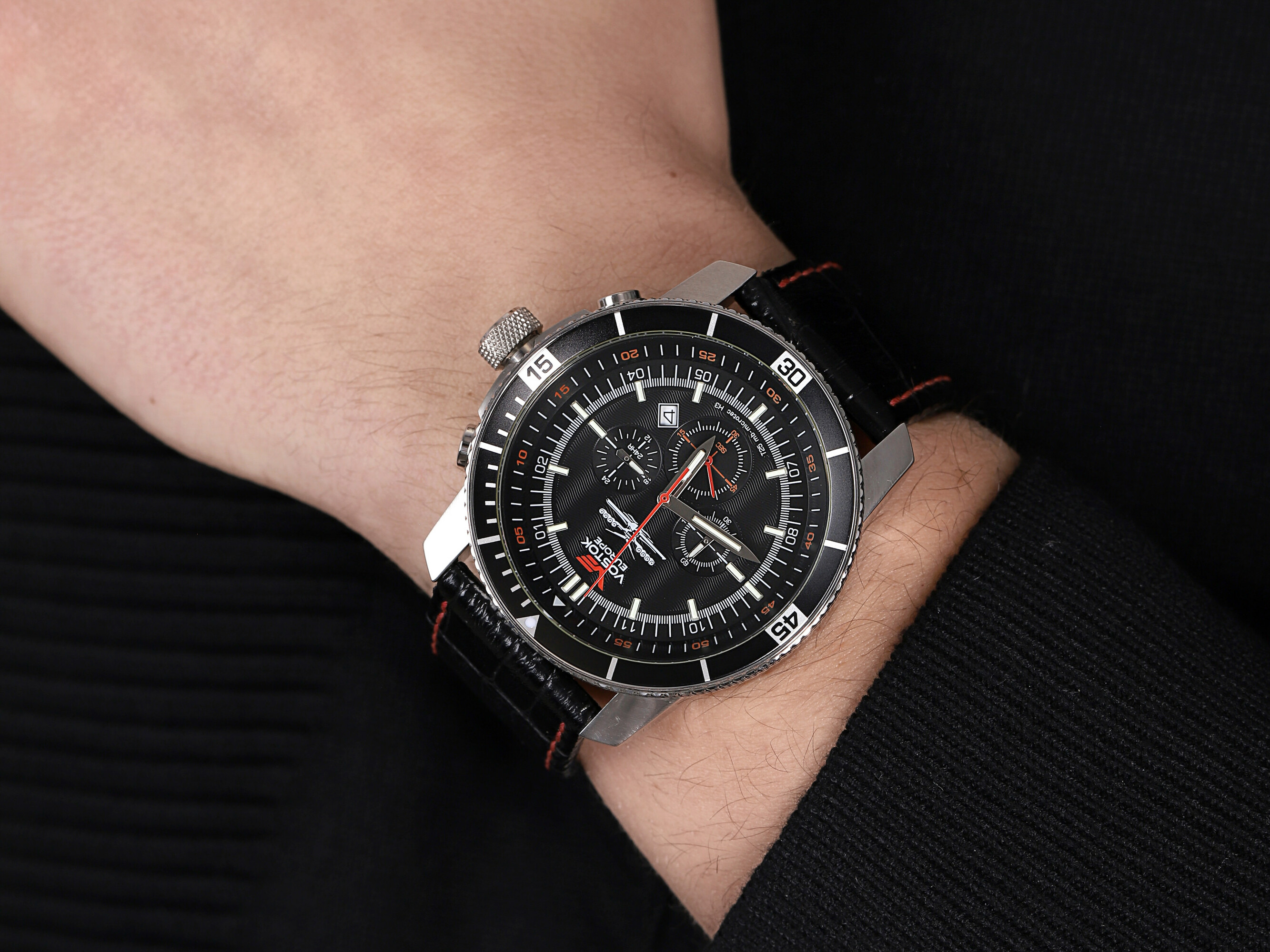 zegarek Vostok Europe OS2B-5465160 Ekranoplan Chrono męski z chronograf Ekranoplan - miniatura 4