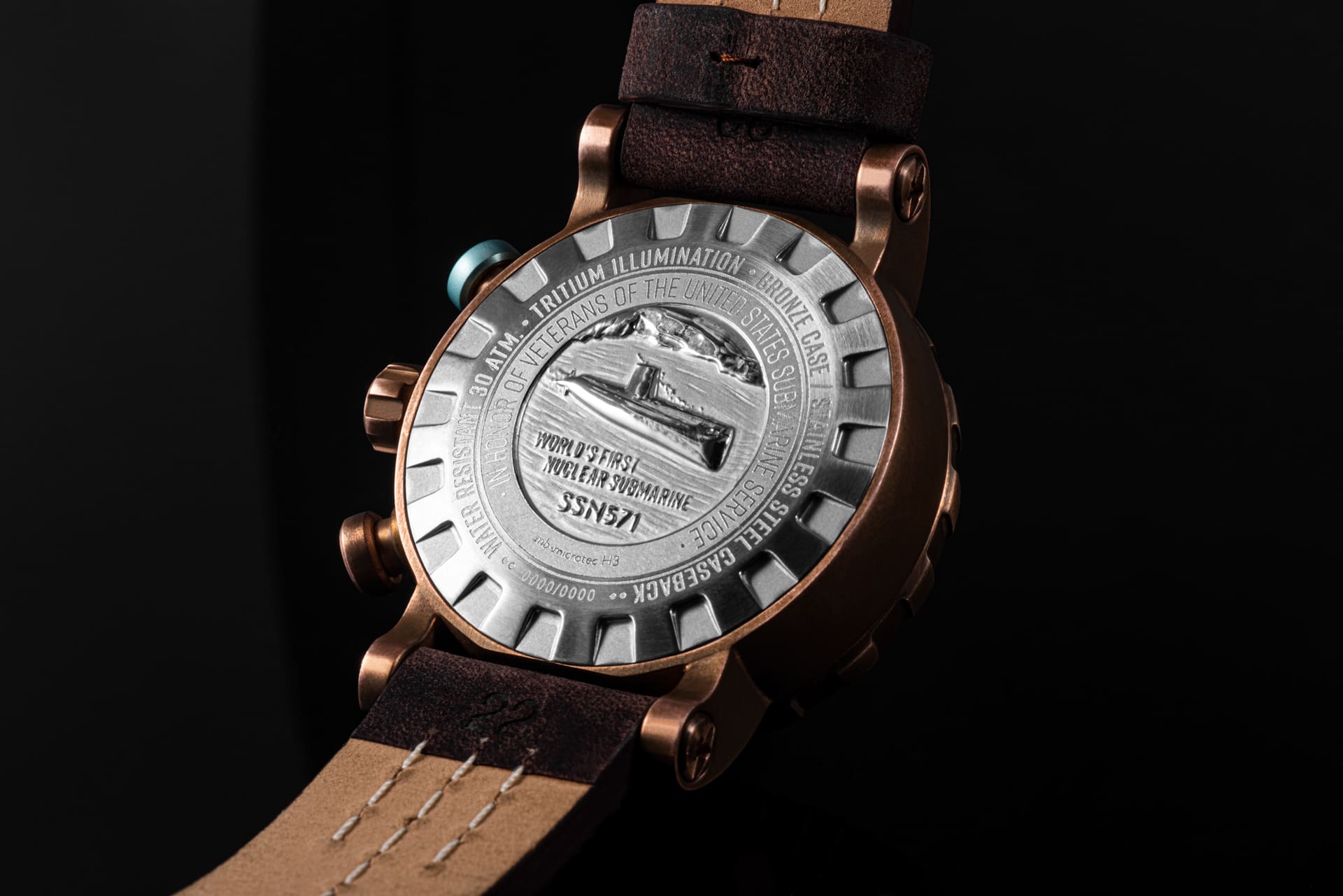 zegarek Vostok Europe VK61-571O613S SSN 571 Nuclear Submarine Chrono SSN 571 mineralne utwardzane - miniatura 11