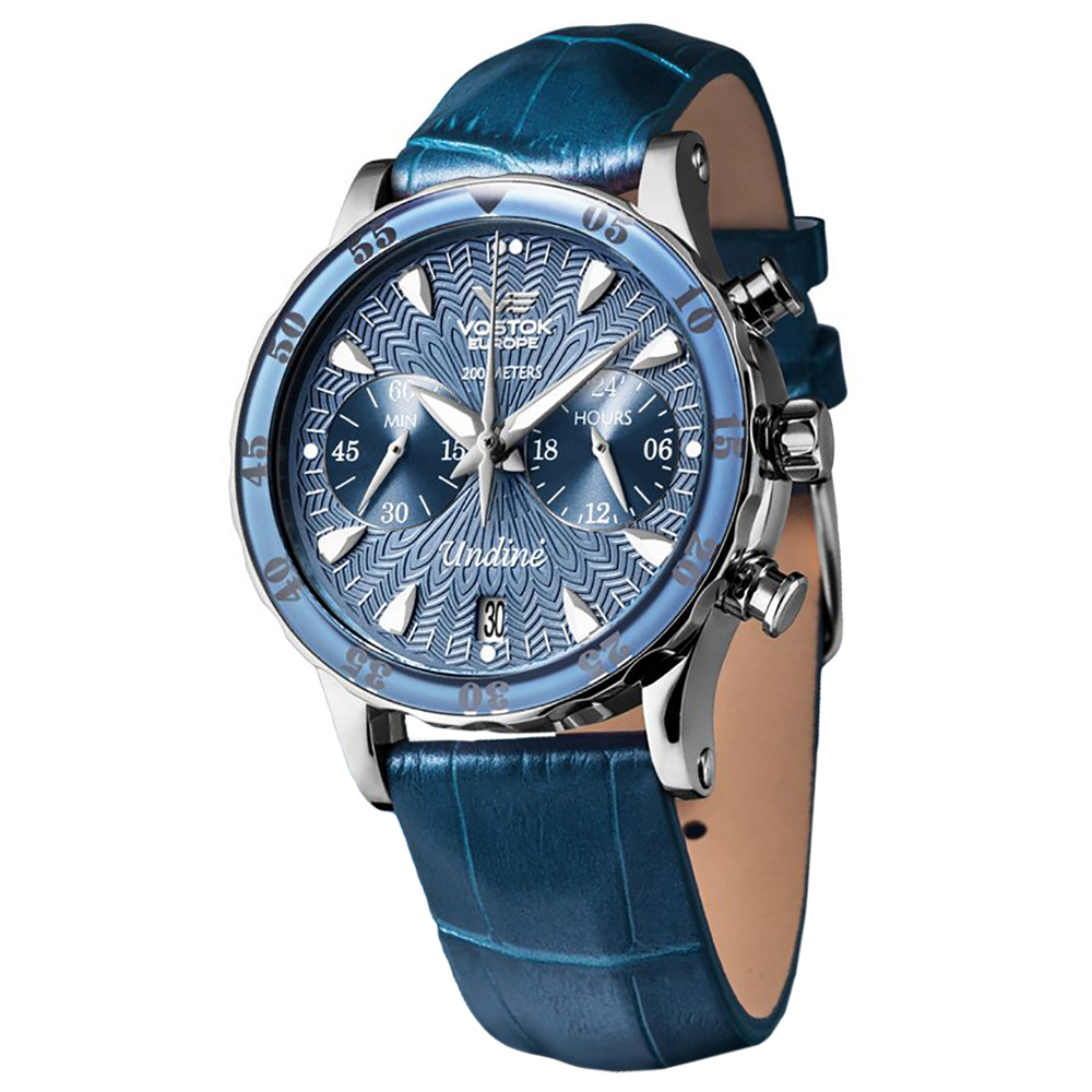 zegarek Vostok Europe VK64-515A526B damski z chronograf Undine - miniatura 9