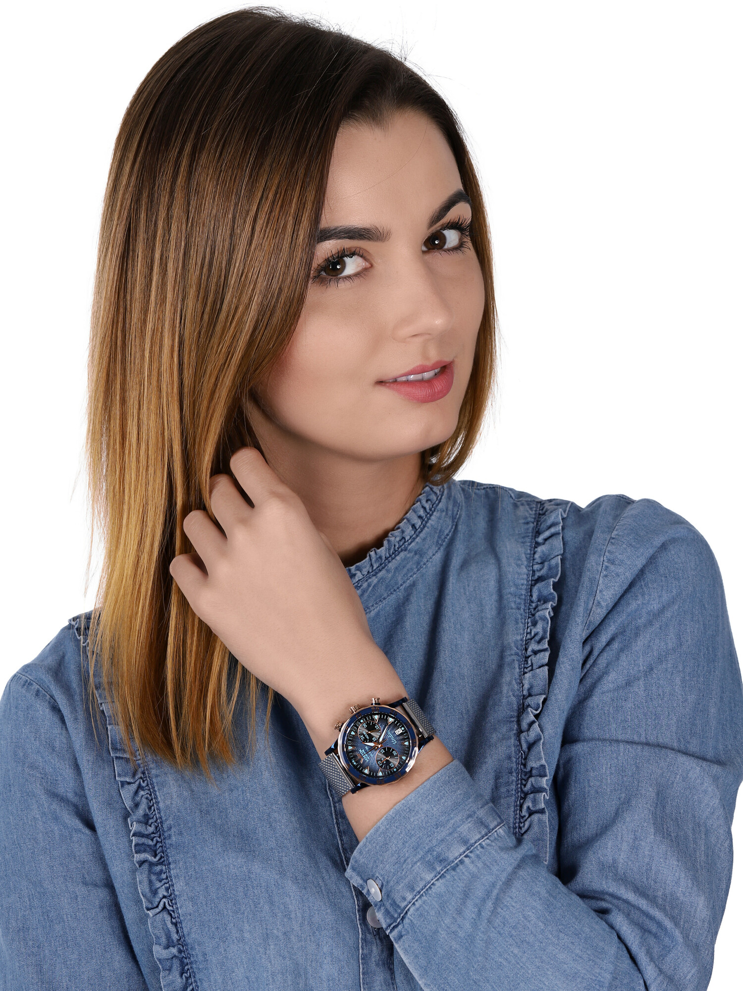 zegarek Vostok Europe VK64-515E628B niebieski Undine