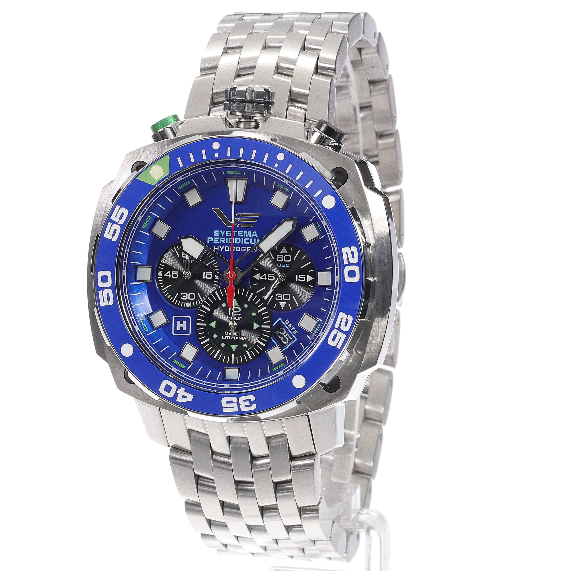 zegarek Vostok Europe VK67-650A720B kwarcowy męski Systema Periodicum Systema Periodicum Hydrogen - miniatura 2