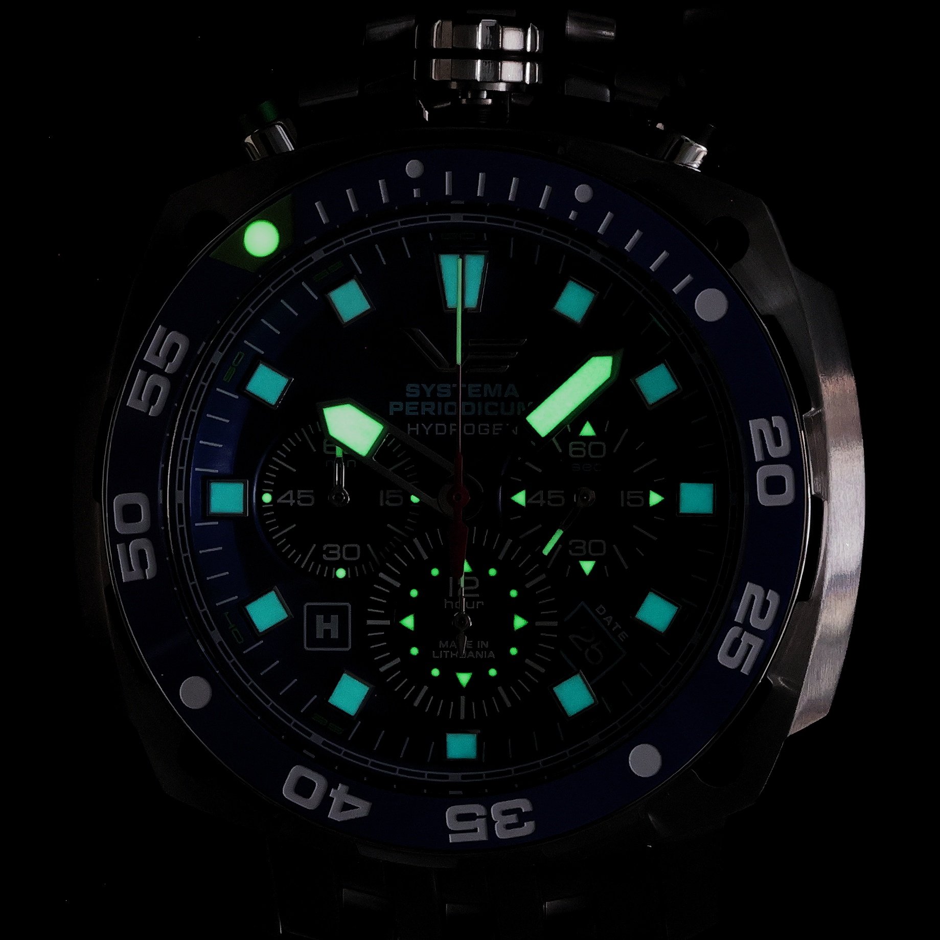 zegarek Vostok Europe VK67-650A720B srebrny Systema Periodicum - miniatura 5
