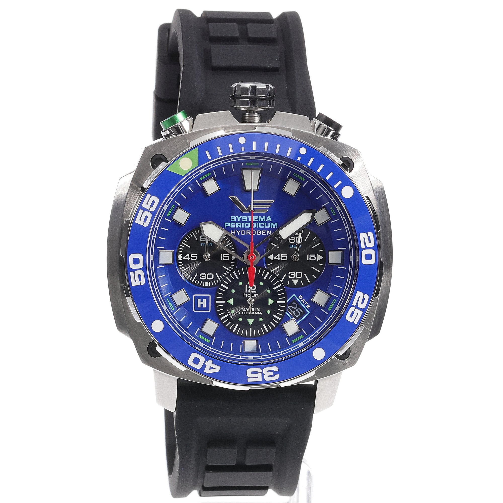 zegarek Vostok Europe VK67-650A720SB Systema Periodicum Hydrogen męski z chronograf Systema Periodicum - miniatura 3