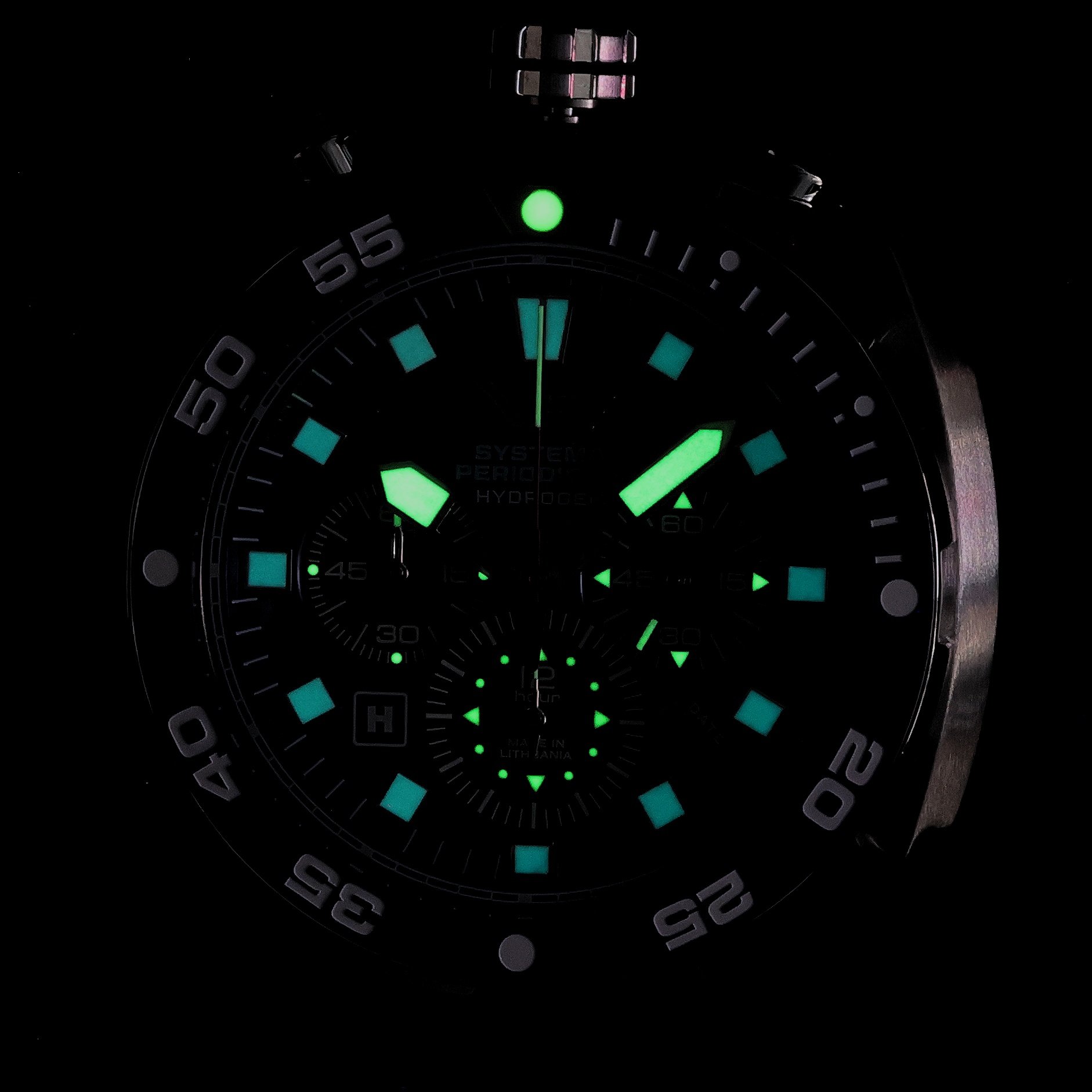 zegarek Vostok Europe VK67-650A720SR kwarcowy męski Systema Periodicum Systema Periodicum Hydrogen - miniatura 5