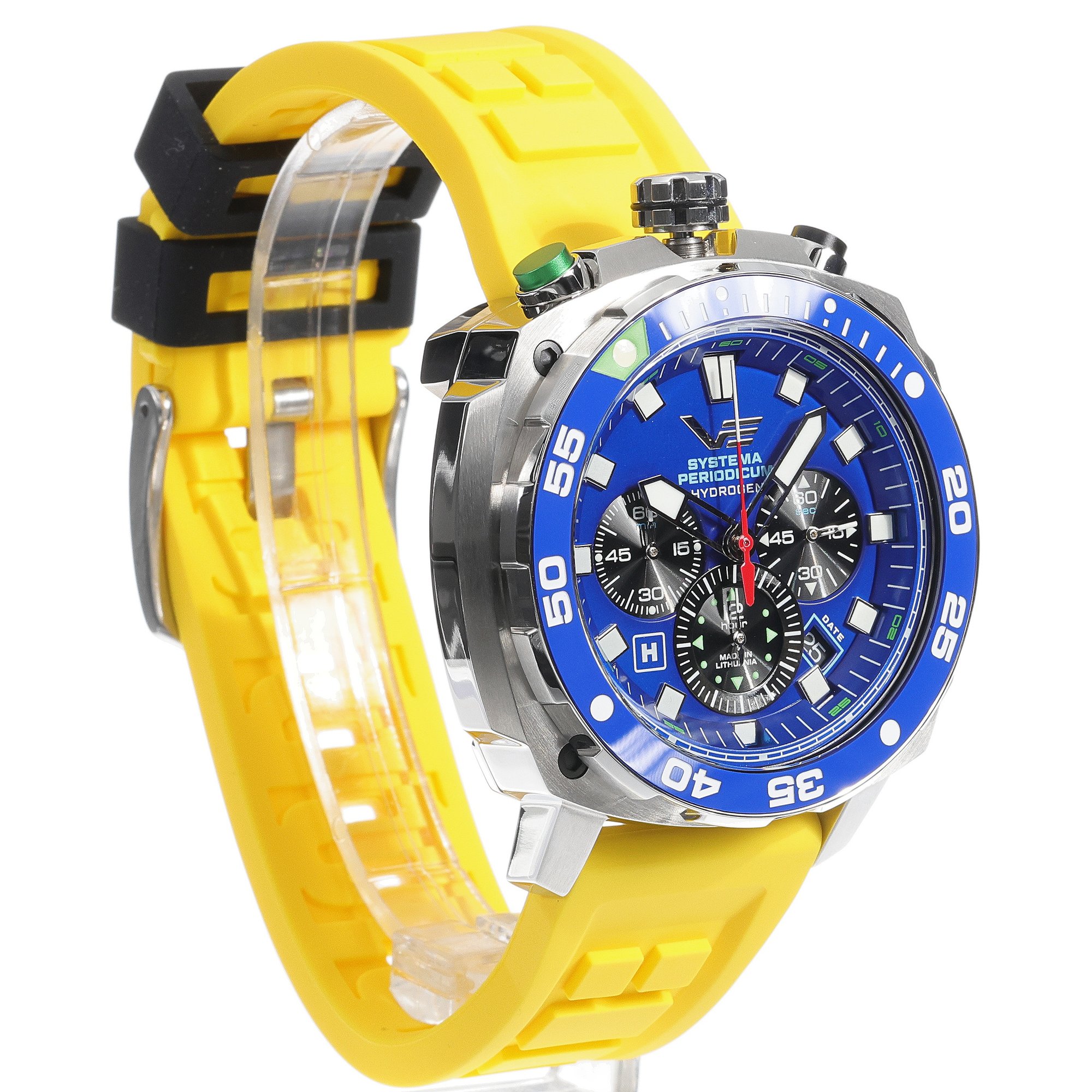 zegarek Vostok Europe VK67-650A720SY Systema Periodicum Hydrogen męski z chronograf Systema Periodicum - miniatura 3
