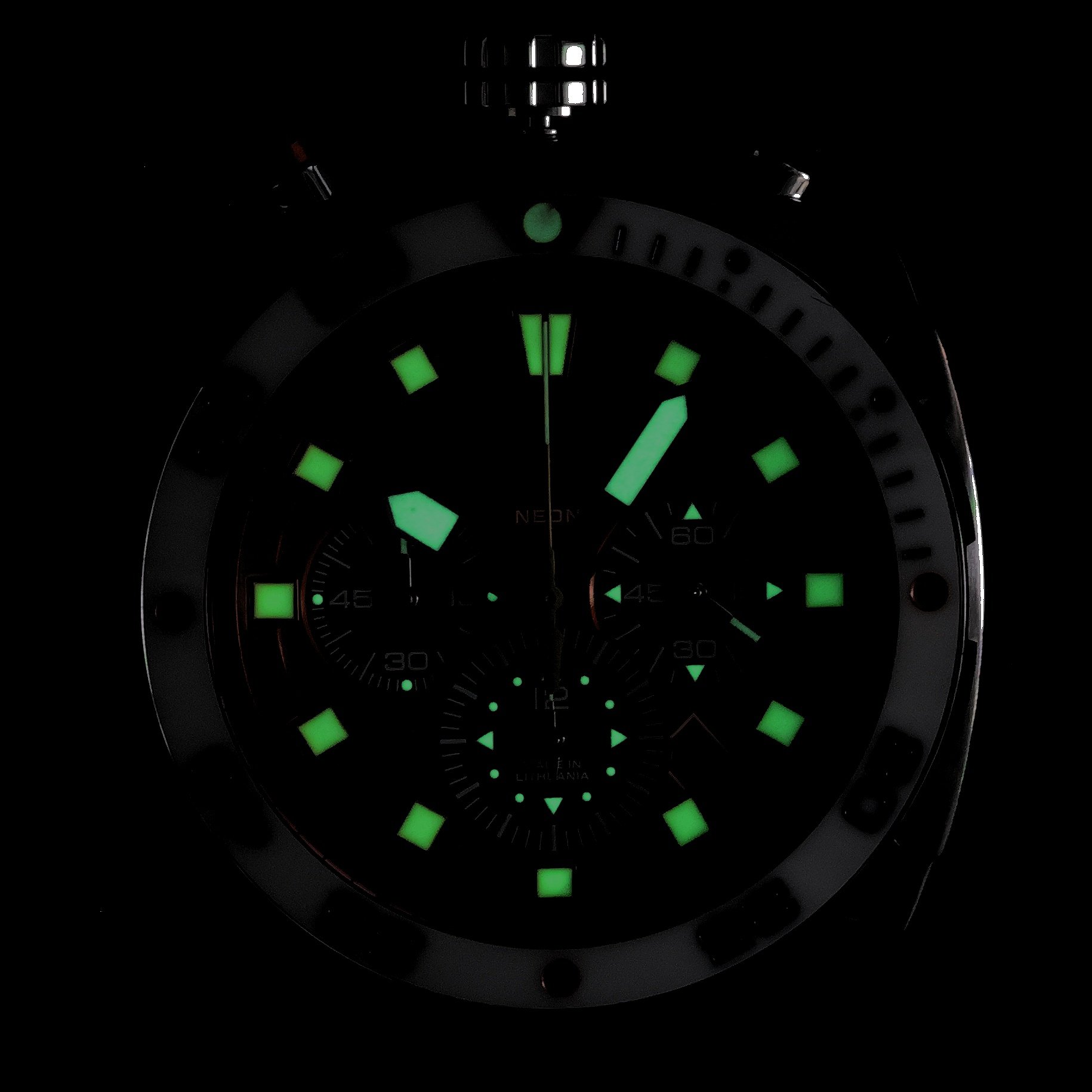 zegarek Vostok Europe VK67-650A723SBL kwarcowy męski Systema Periodicum Systema Periodicum Neon - miniatura 5