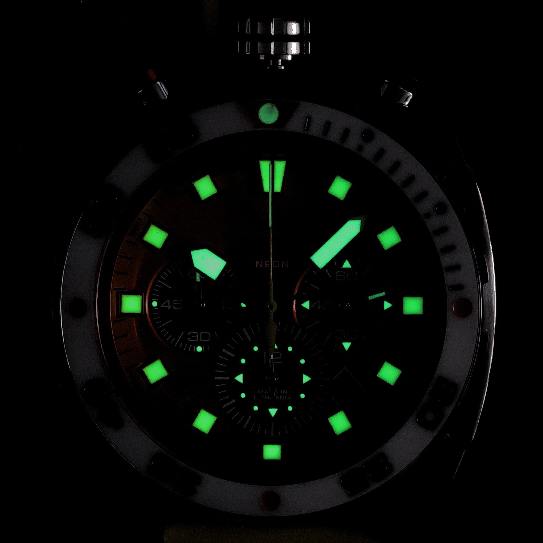 zegarek Vostok Europe VK67-650A723SY kwarcowy męski Systema Periodicum Systema Periodicum Neon - miniatura 5